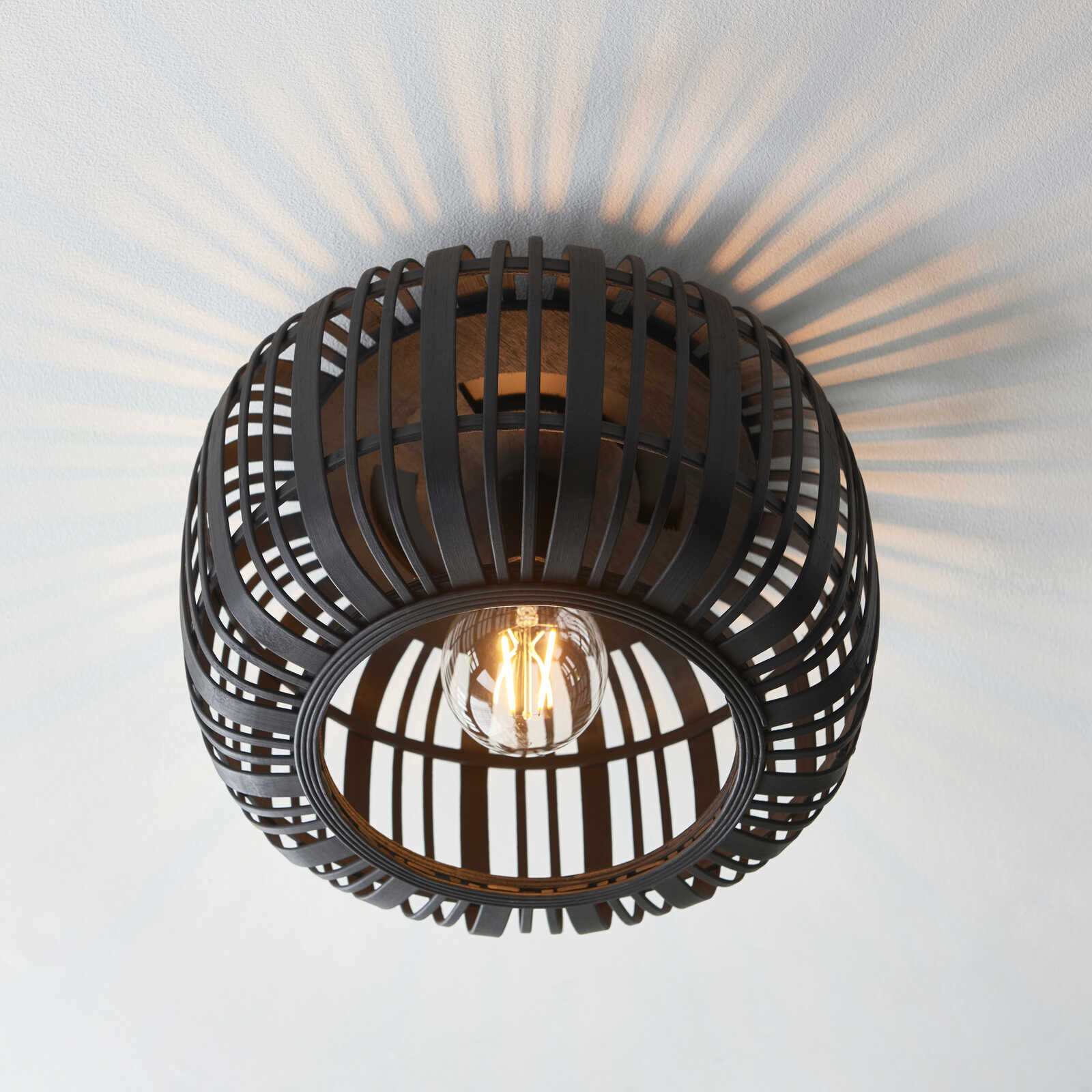             Bamboe plafondlamp - Willi 7 - Bruin
        