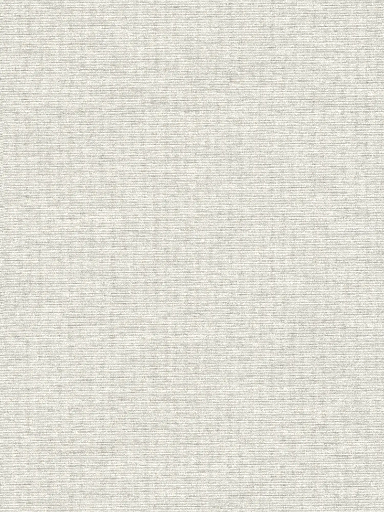             Non-woven wallpaper in a plain fabric pattern - cream, white
        