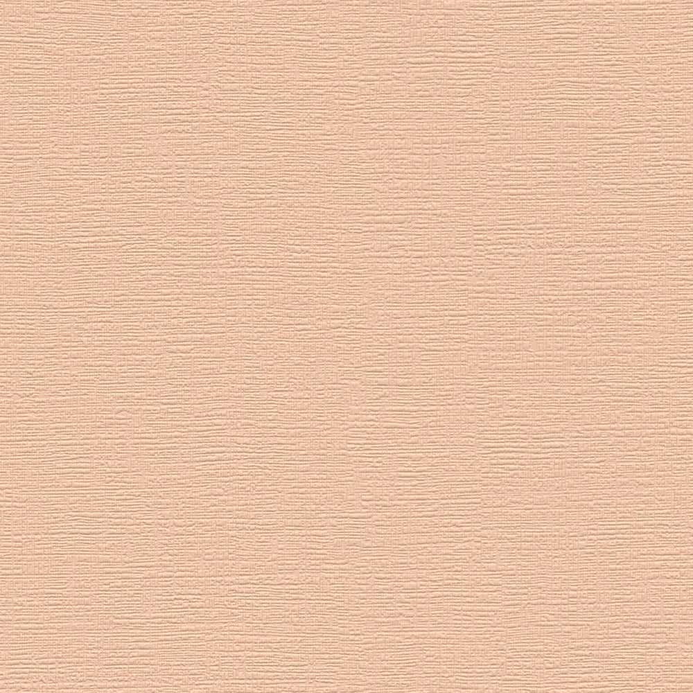             Single-coloured non-woven wallpaper with a soft texture - Pink
        