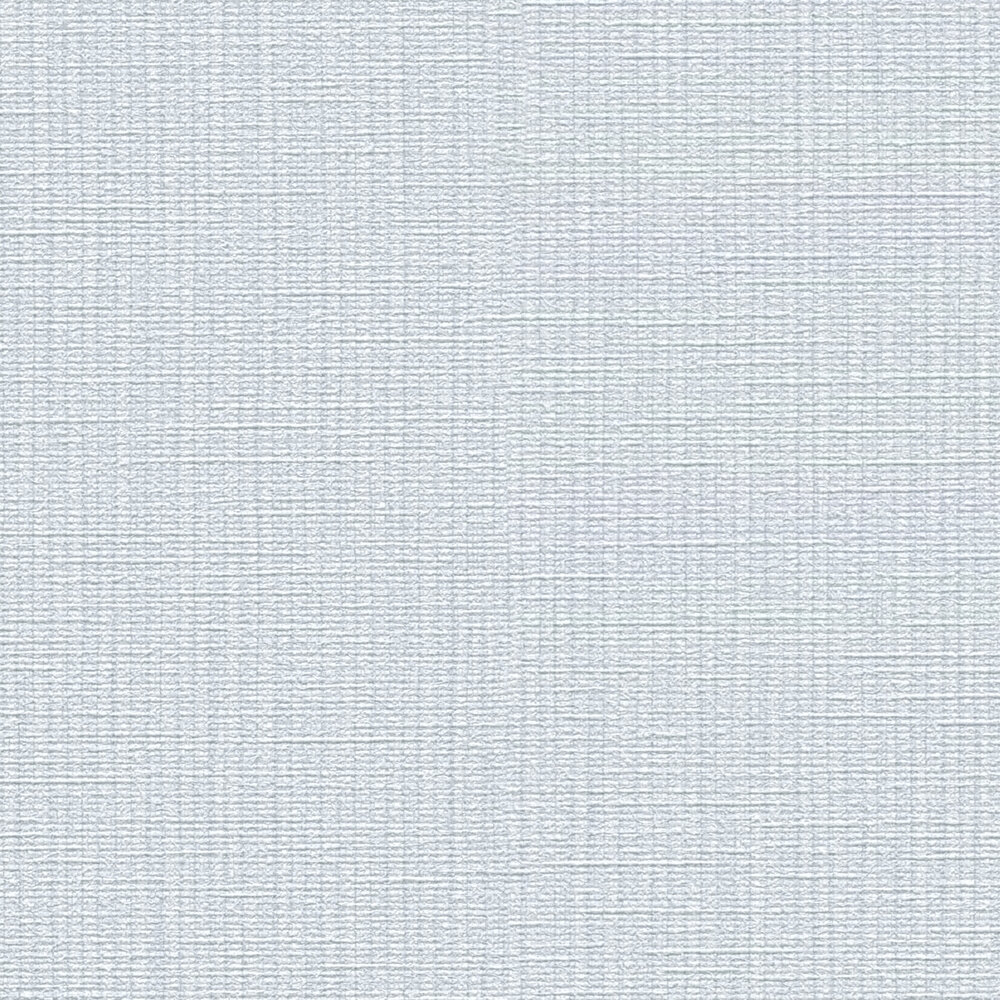             Plain non-woven wallpaper with fabric texture - blue
        