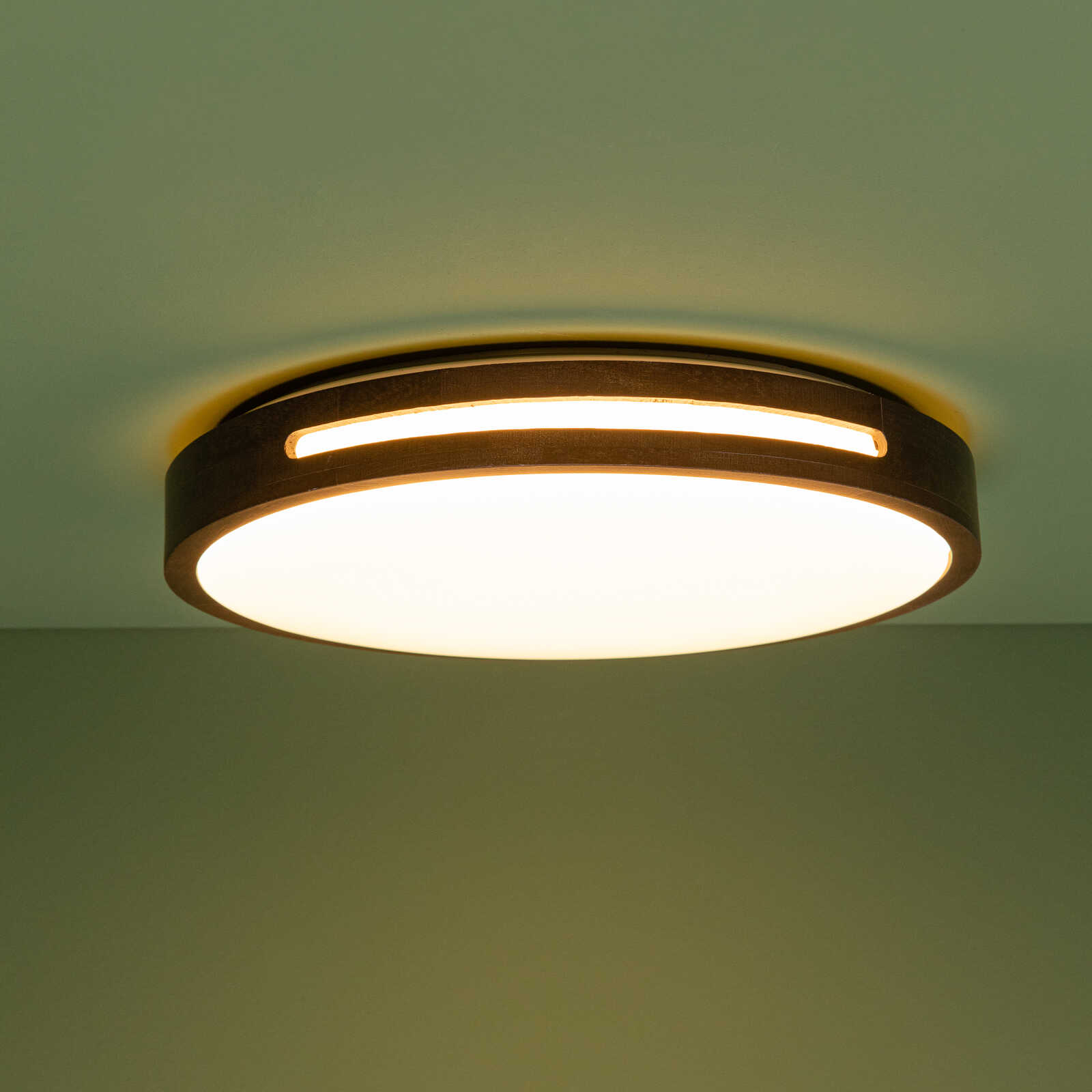             Wooden ceiling light - Viola 1 - Brown
        