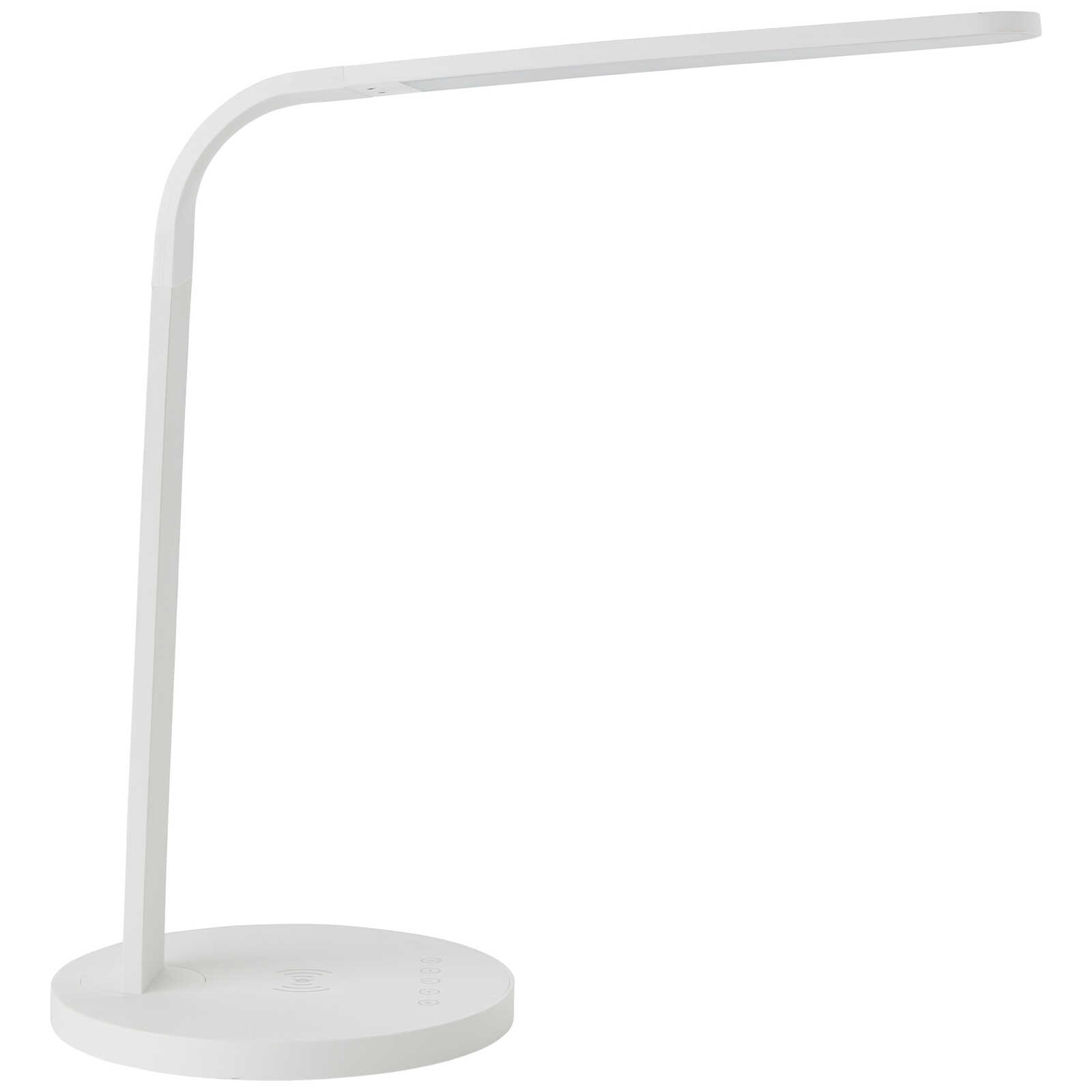             Lámpara de mesa de plástico - Jannes - Blanco
        