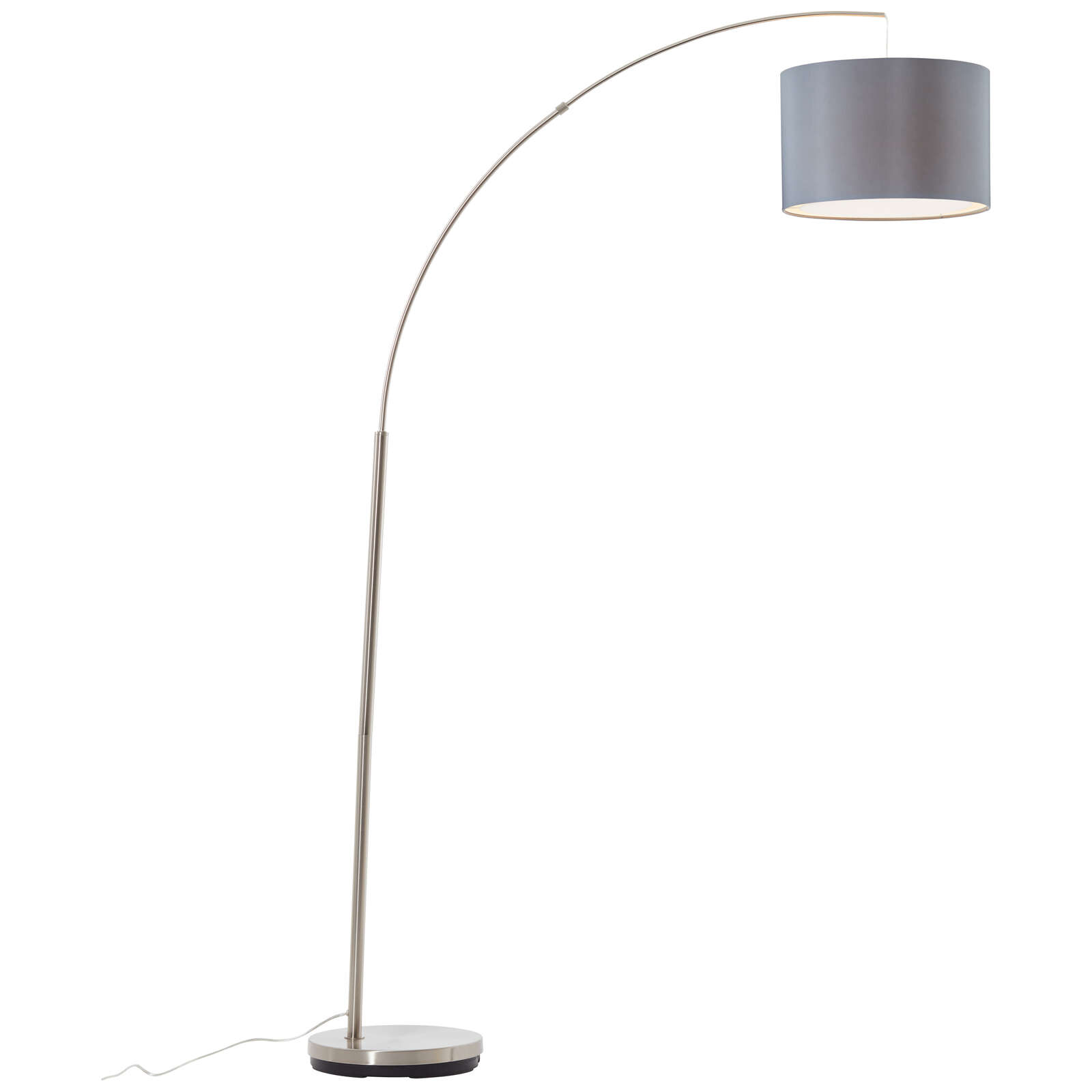             Arched textile floor lamp - Elise 2 - Grey
        