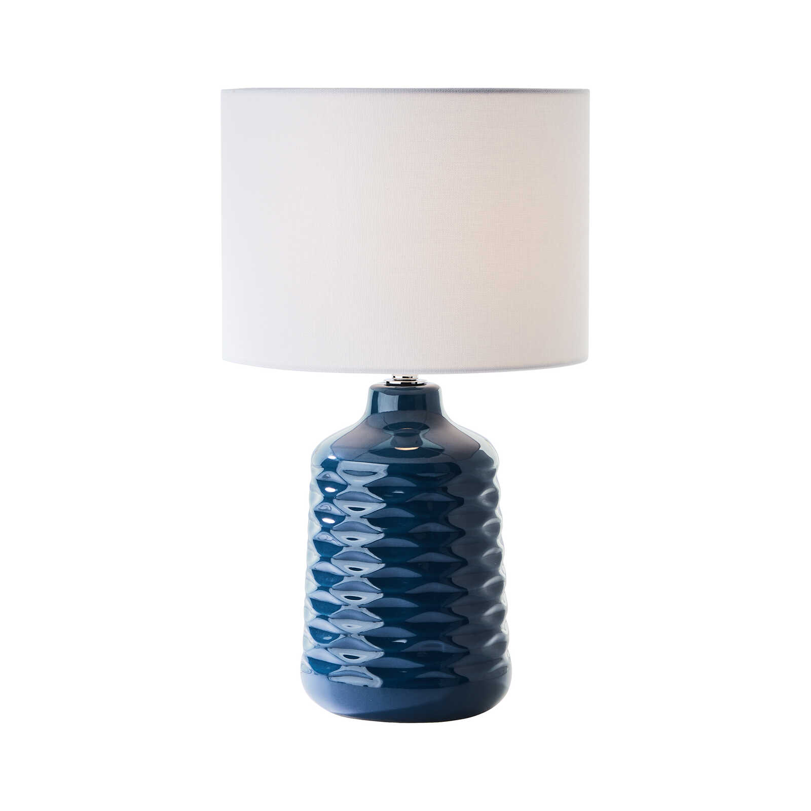 Lámpara de mesa textil - Jasper 2 - Azul
