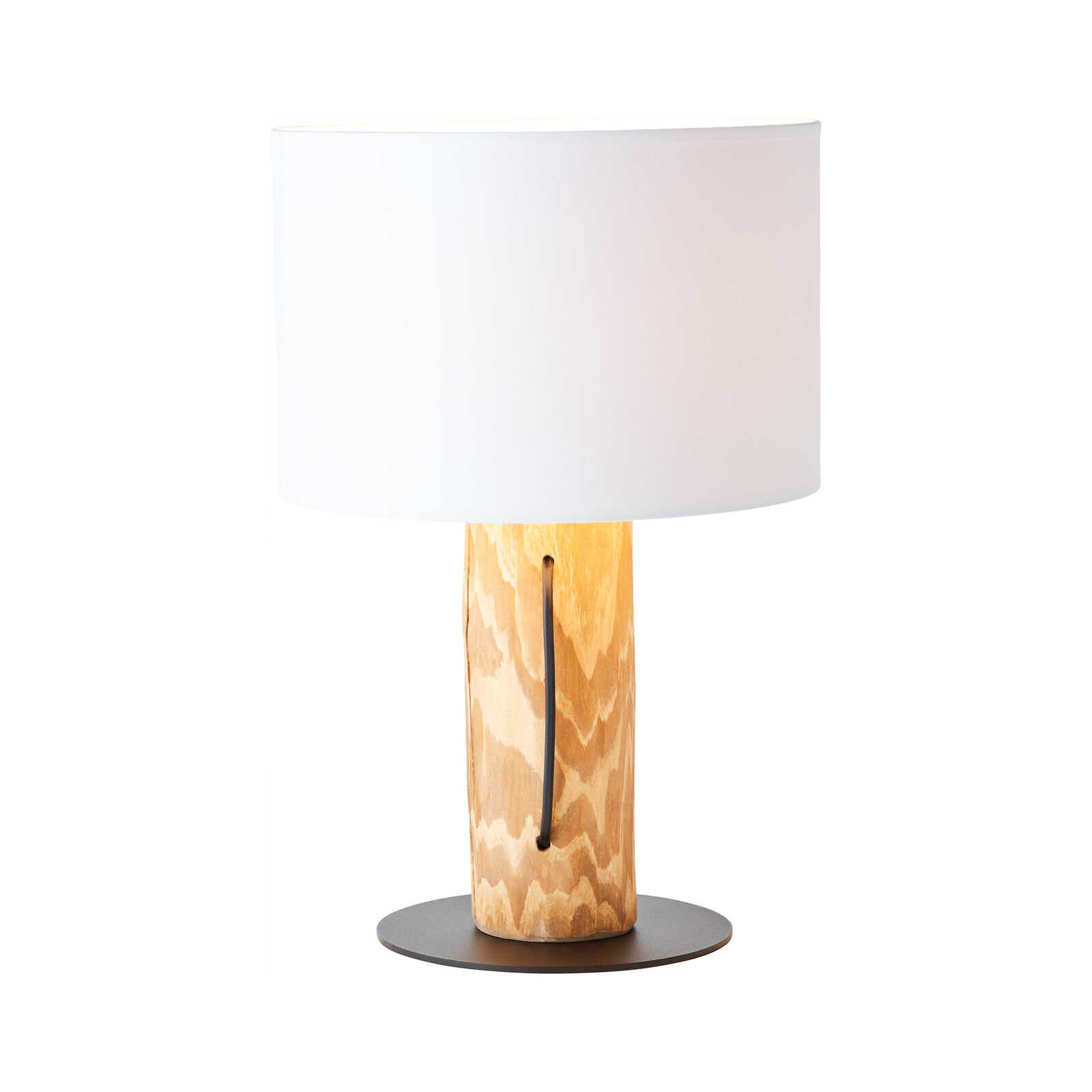 Textile table lamp - Joshua 1 - Brown
