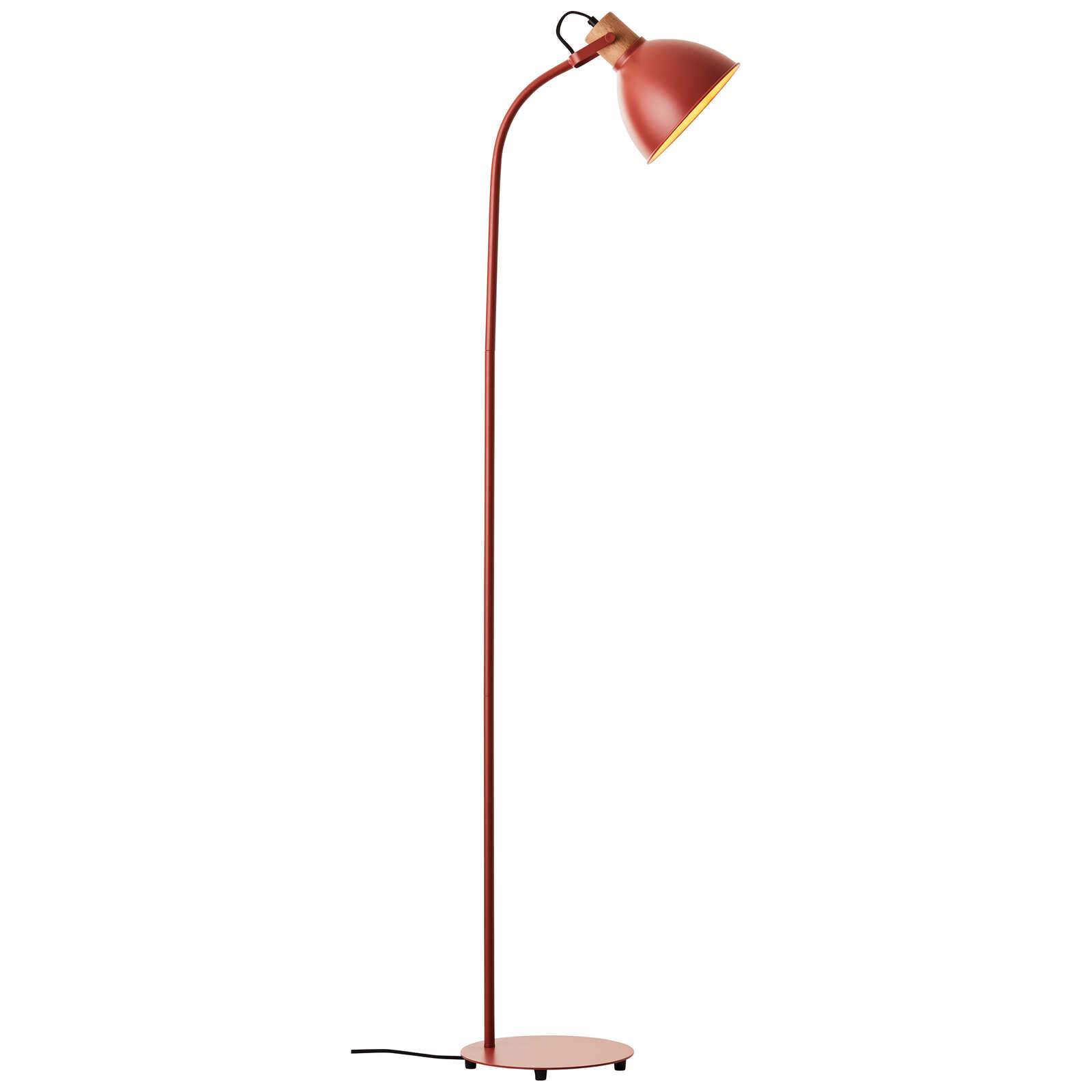             Lámpara de pie de madera - Franziska 5 - Rojo
        