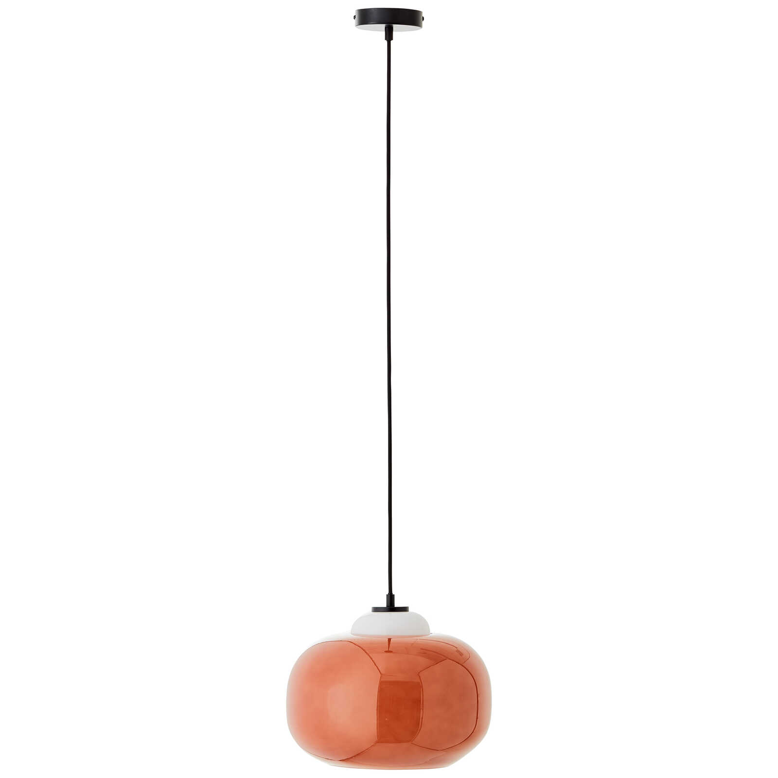             Lámpara colgante de cristal - Carla 2 - Naranja
        