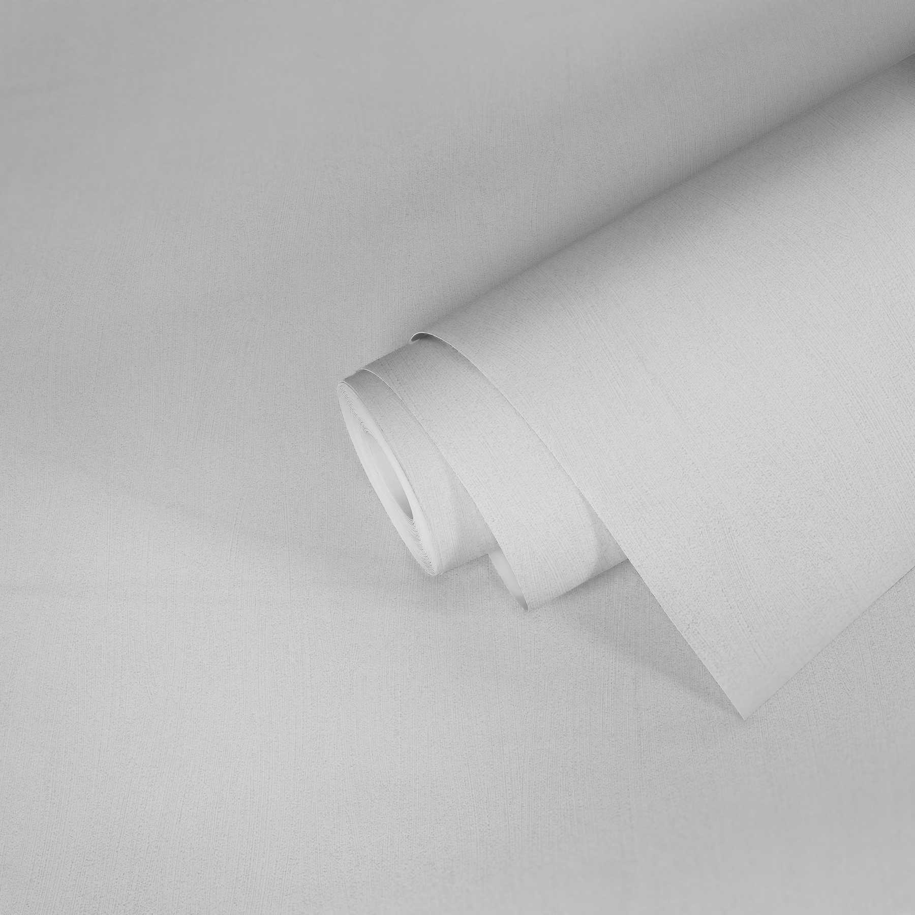             Papier peint à peindre aspect plâtre rayé - Blanc
        