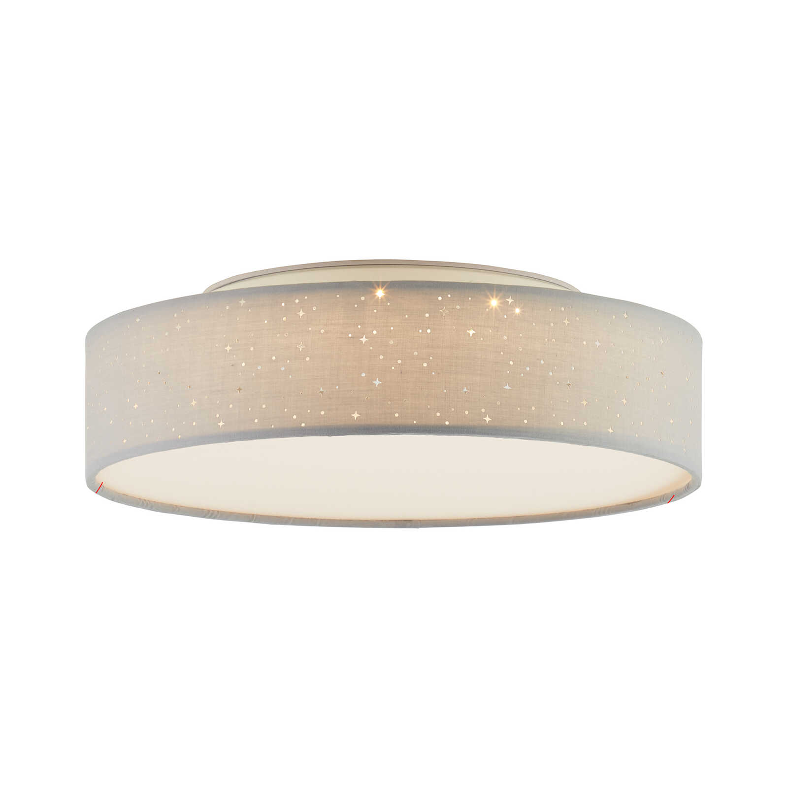 Textile ceiling light - Ava 1 - Grey
