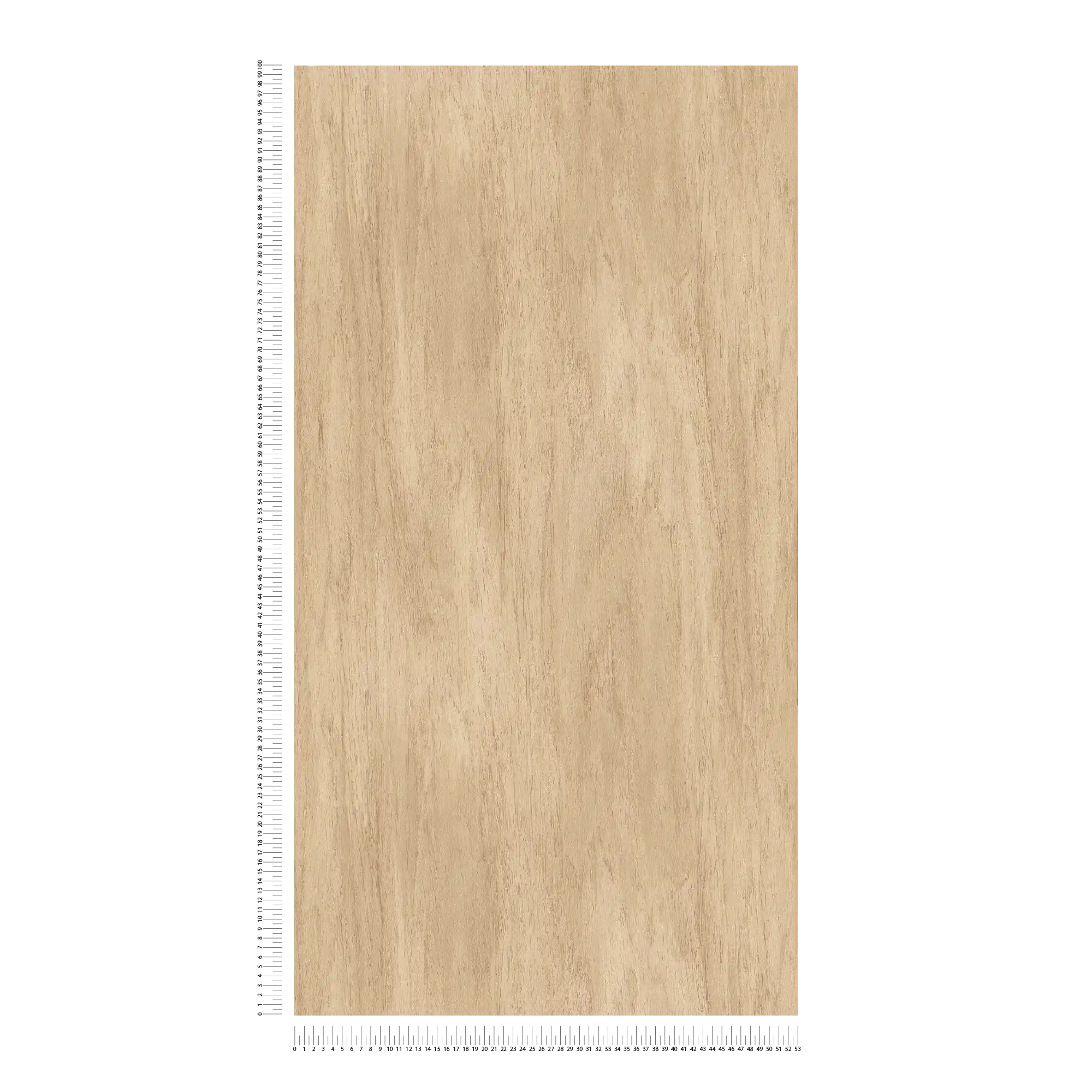             Soft wood-effect non-woven wallpaper - brown
        