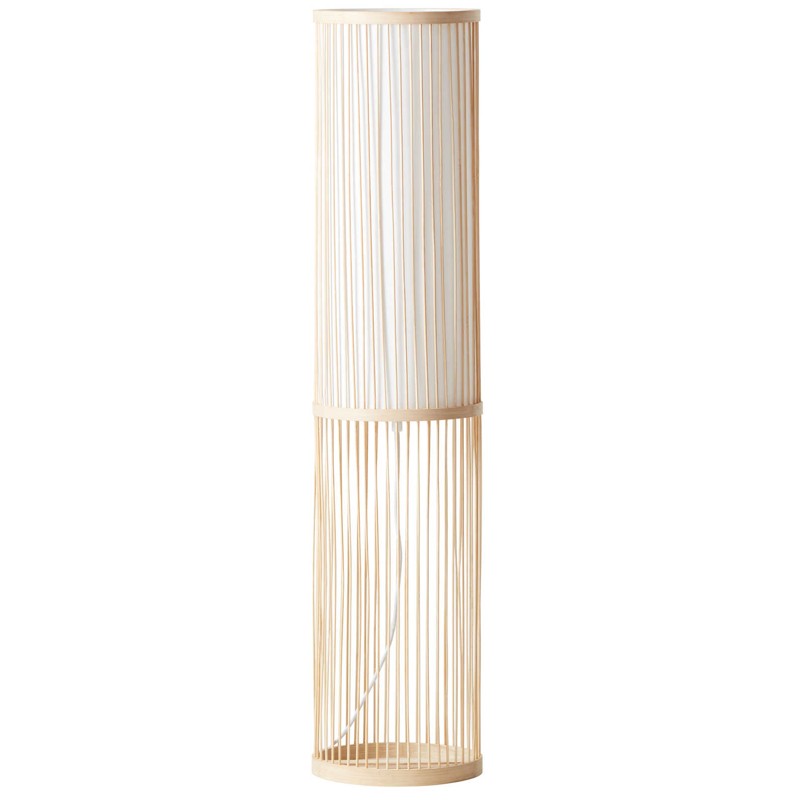             Lampada da terra in bambù - Luise 1 - Marrone
        
