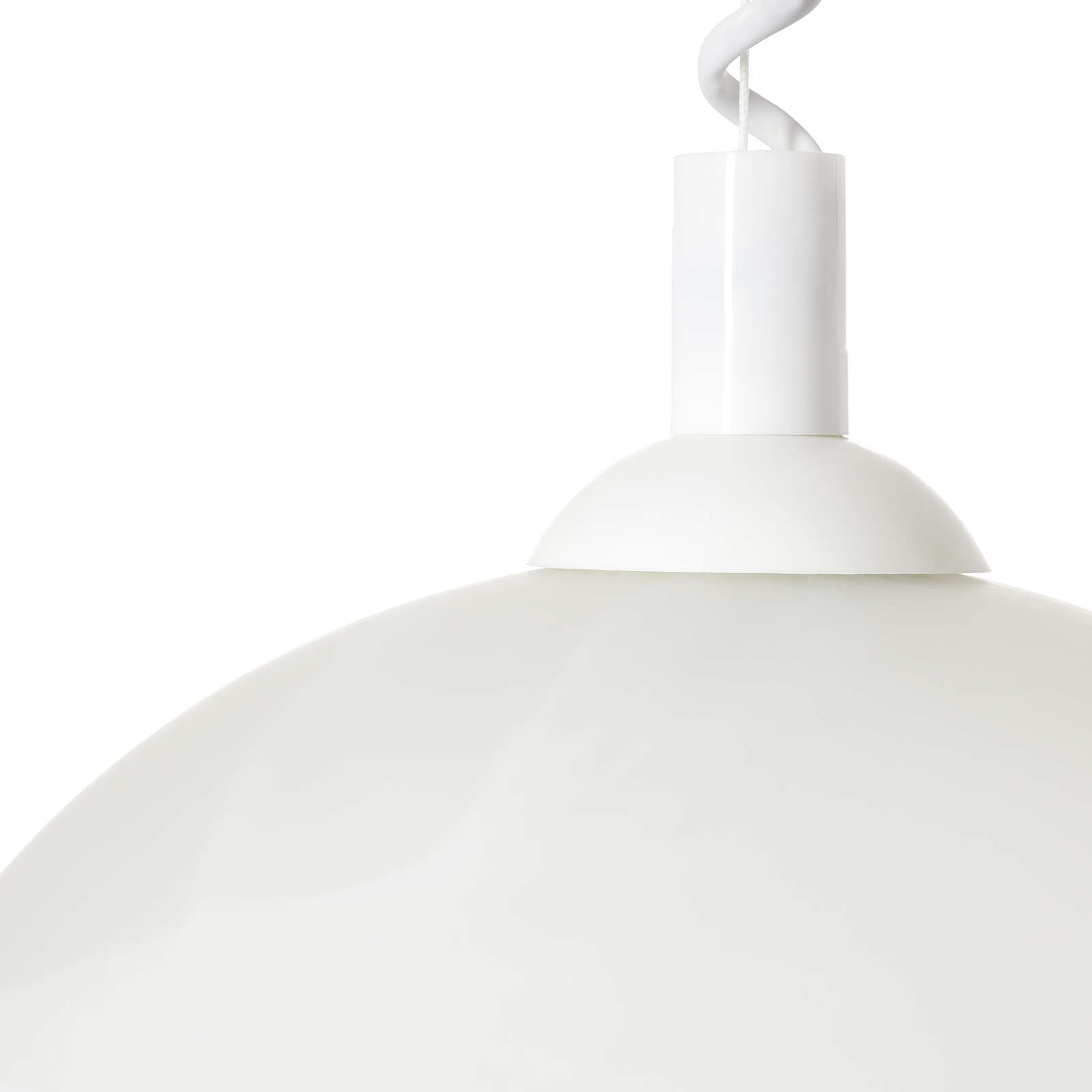             Lámpara colgante de cristal - Gregor - Blanco
        