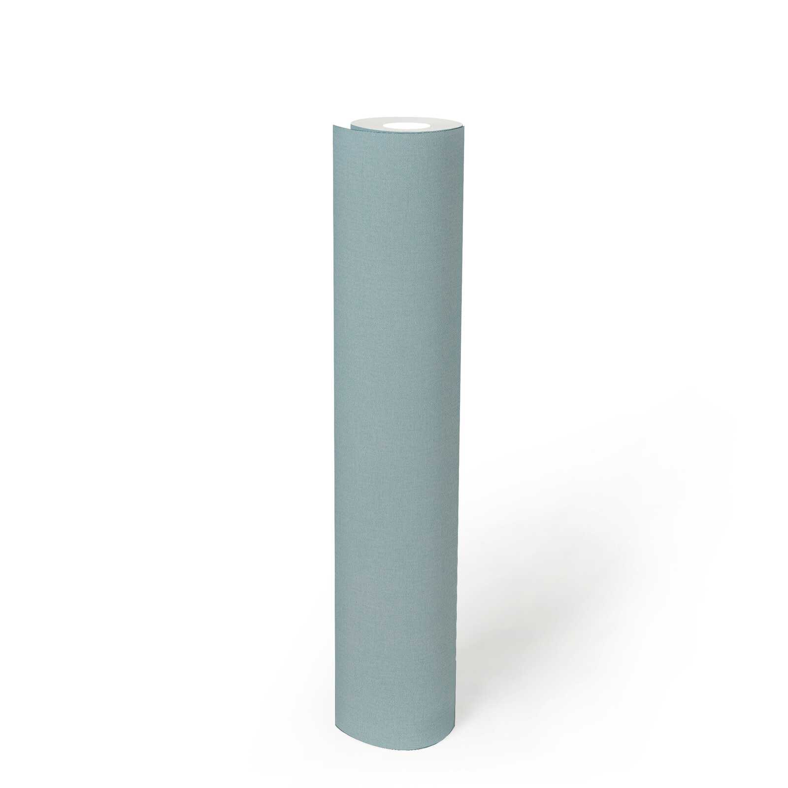             Structured plain non-woven wallpaper - blue
        