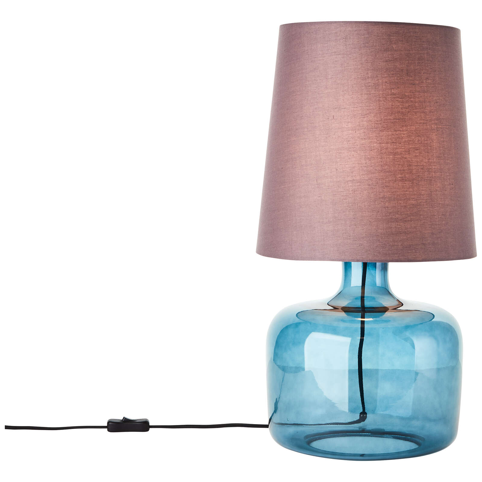             Lámpara de mesa textil - Jana 3 - Azul
        