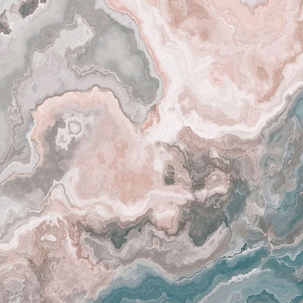             Fotomurali »marmo blu« - Marmo chiaro - Materiali non tessuto opaco e liscio
        
