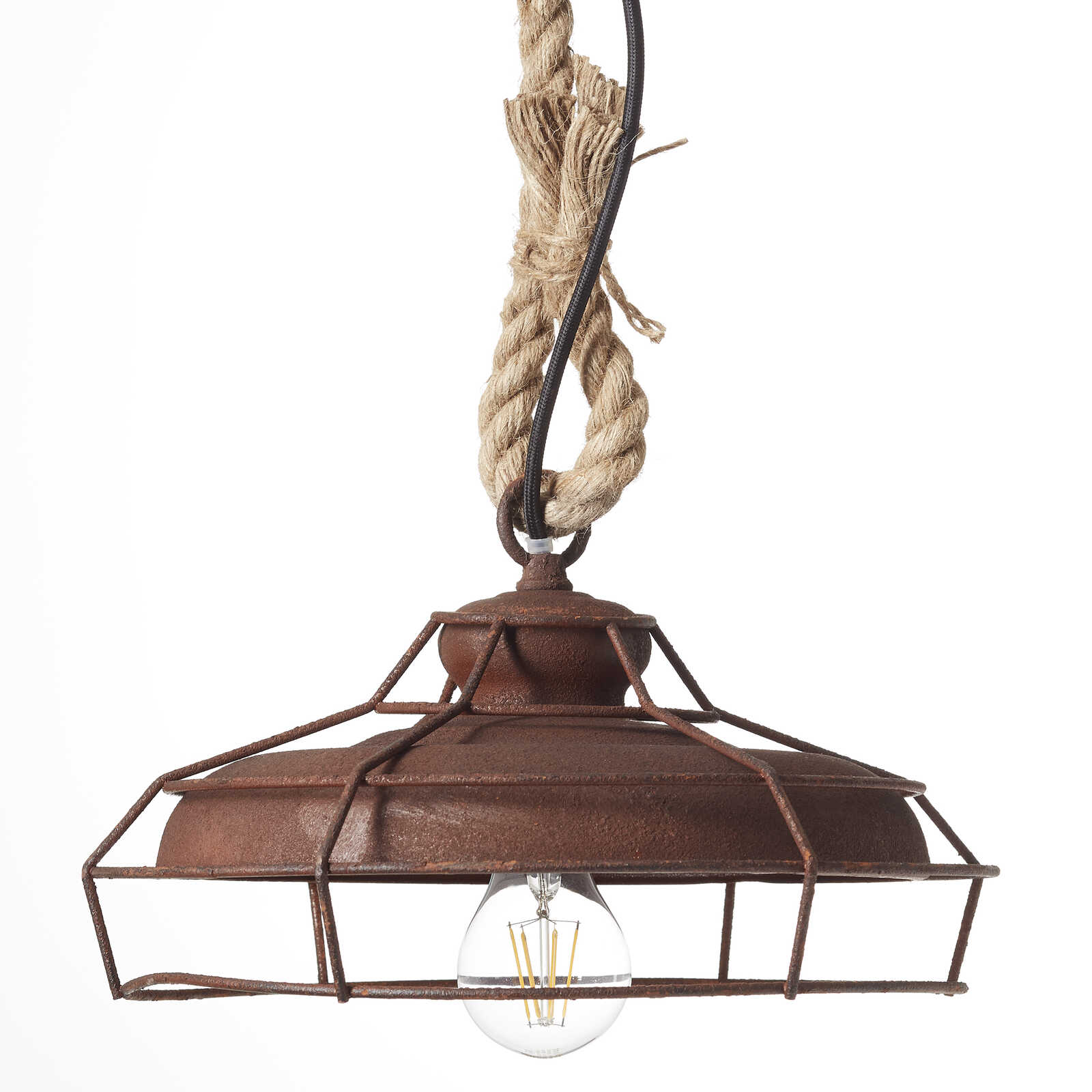             Metalen hanglamp - Malina - Bruin
        