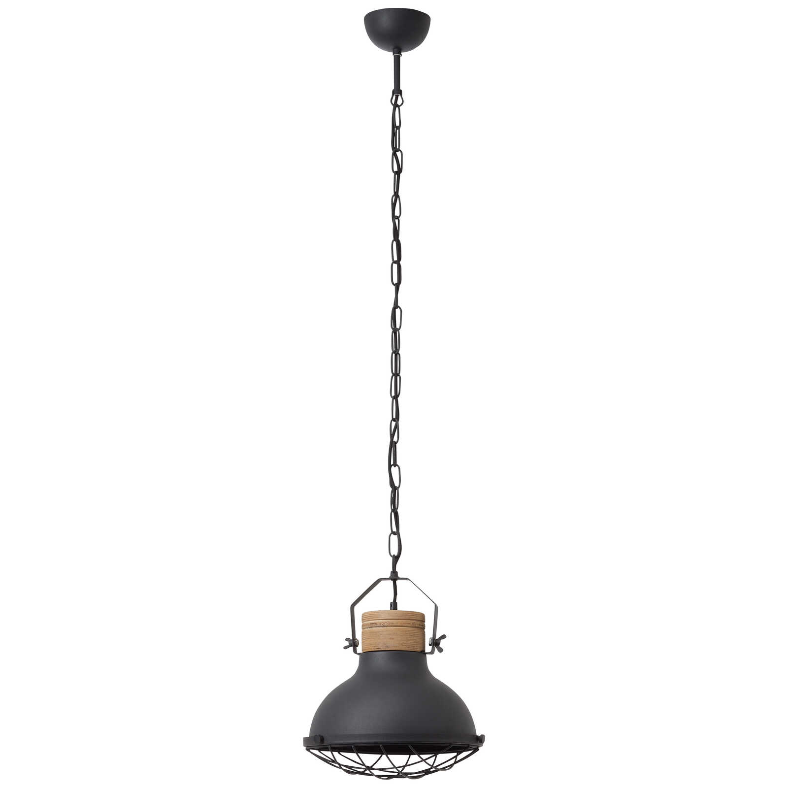             Lámpara colgante de madera - Florian 1 - Negro
        