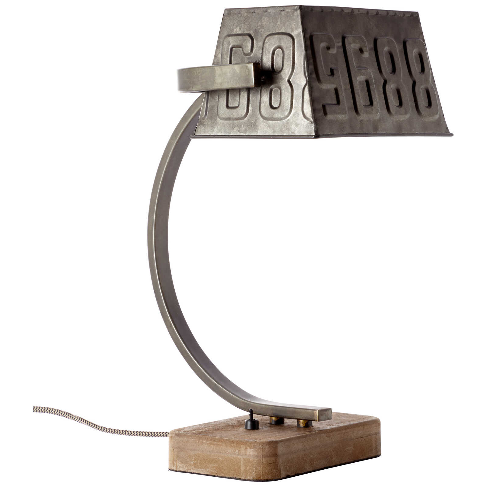             Lampe de table en bois - Ferdinand - Marron
        