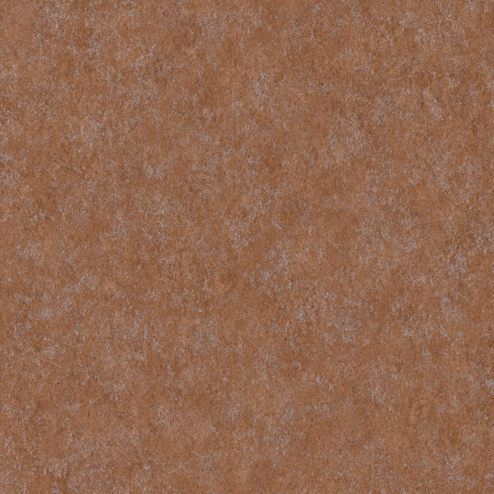             Non-woven wallpaper industrial design & rust structure - brown, grey
        