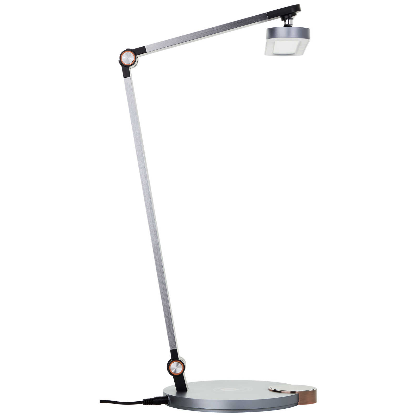             Lámpara de mesa de metal - Magnus 2 - Gris
        