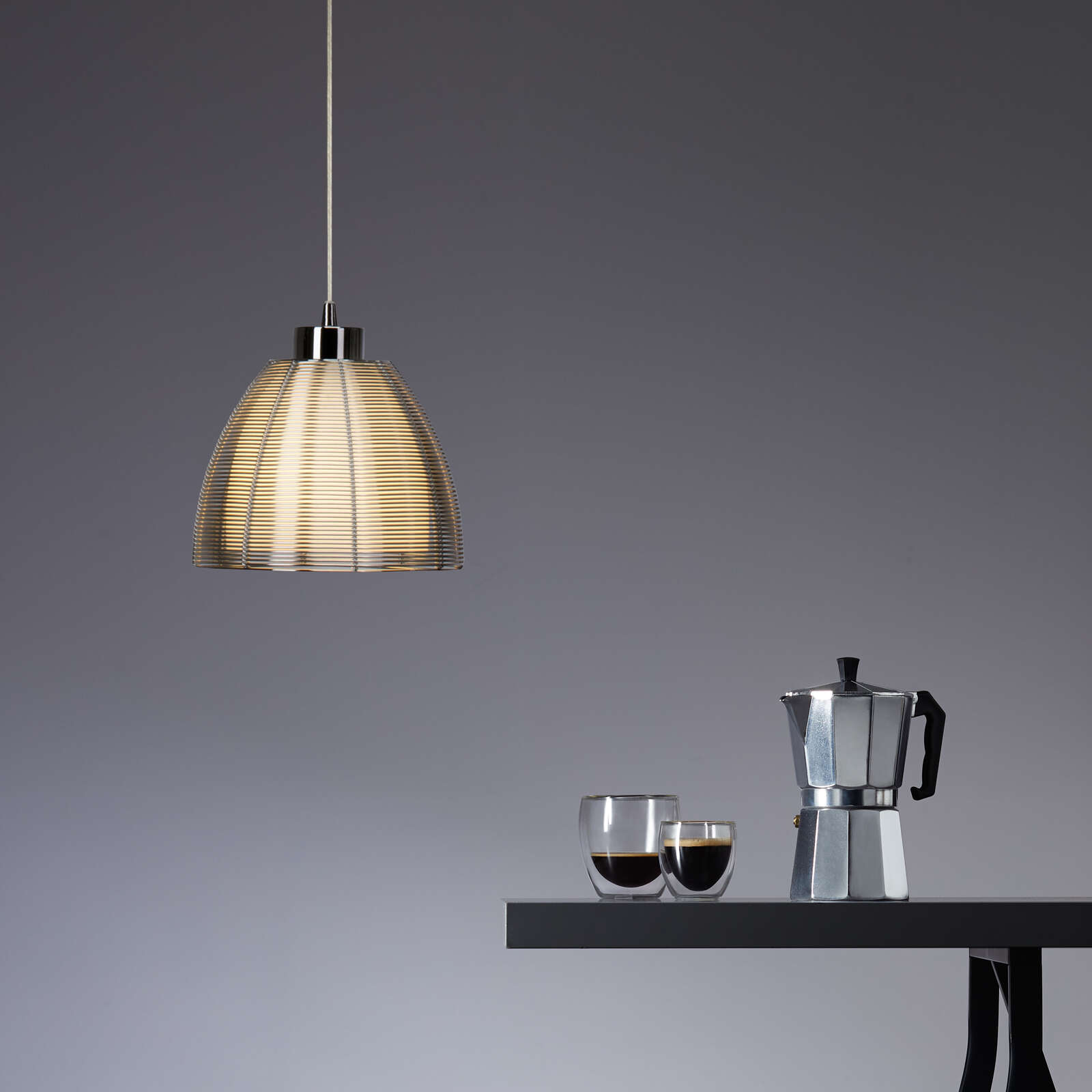             Glazen hanglamp - Maxime 1 - Metallic
        