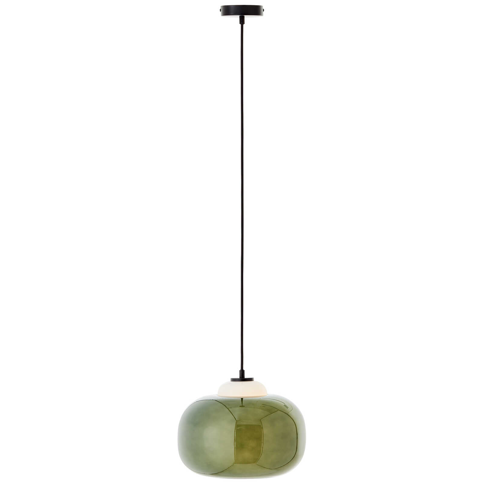            Lámpara colgante de cristal - Carla 3 - Verde
        