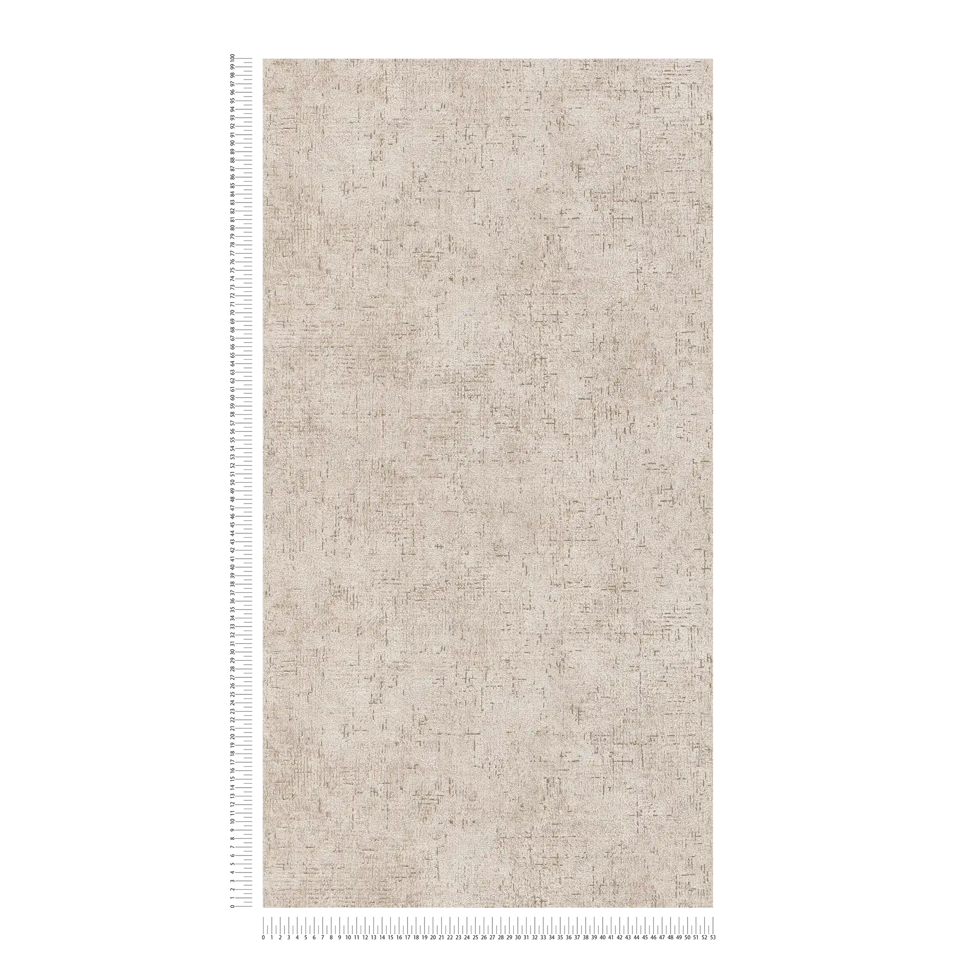             Papier peint intissé rustique structure crépi - beige, marron
        