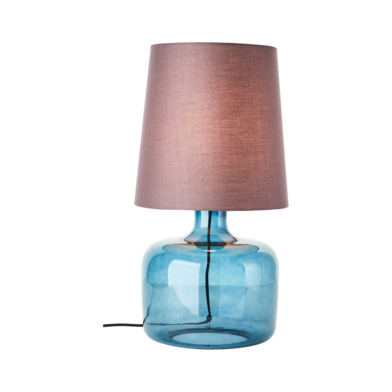 Lampe de table en textile - Jana 3 - Bleu
