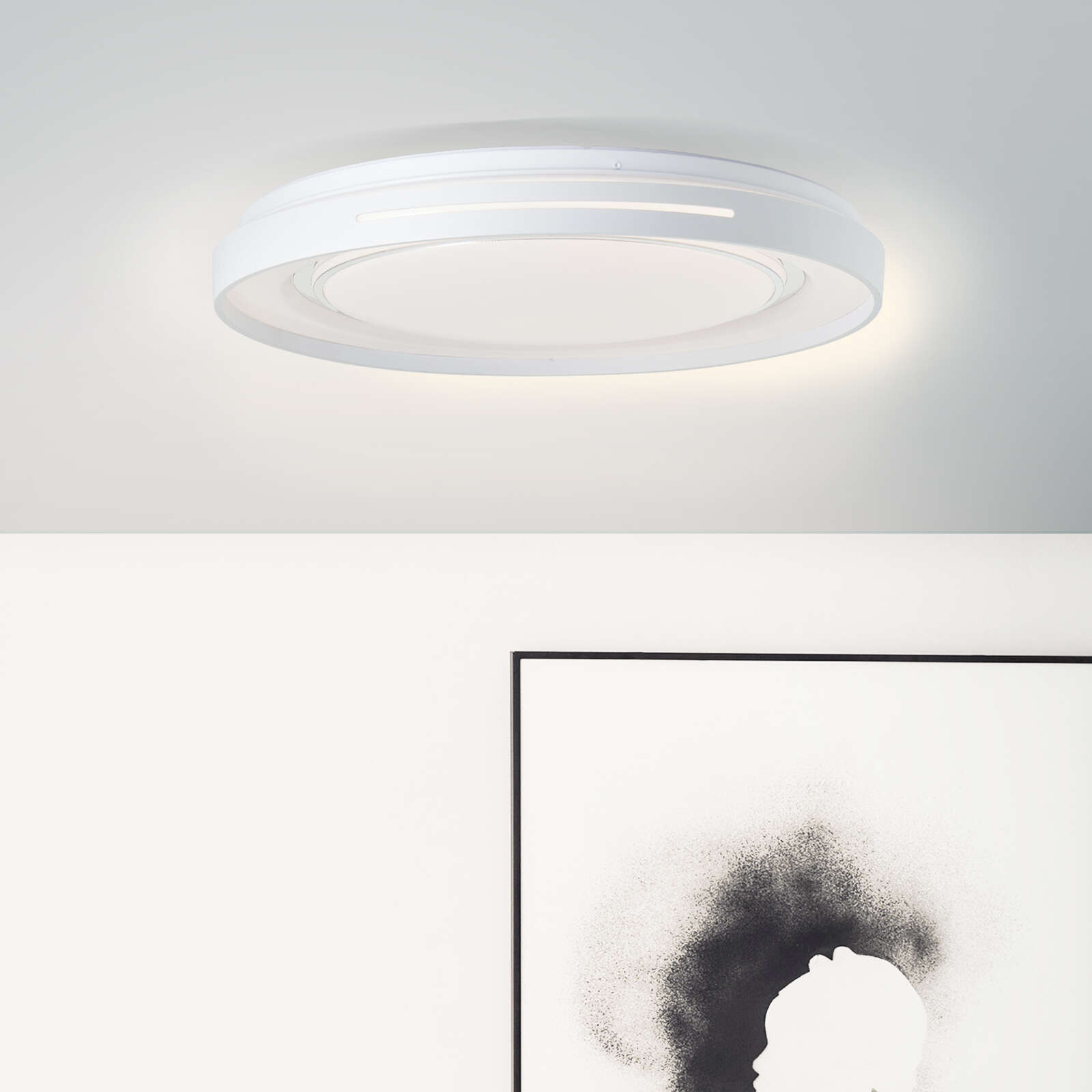             Kunststof wand- en plafondlamp - Aurora 2 - Metallic
        