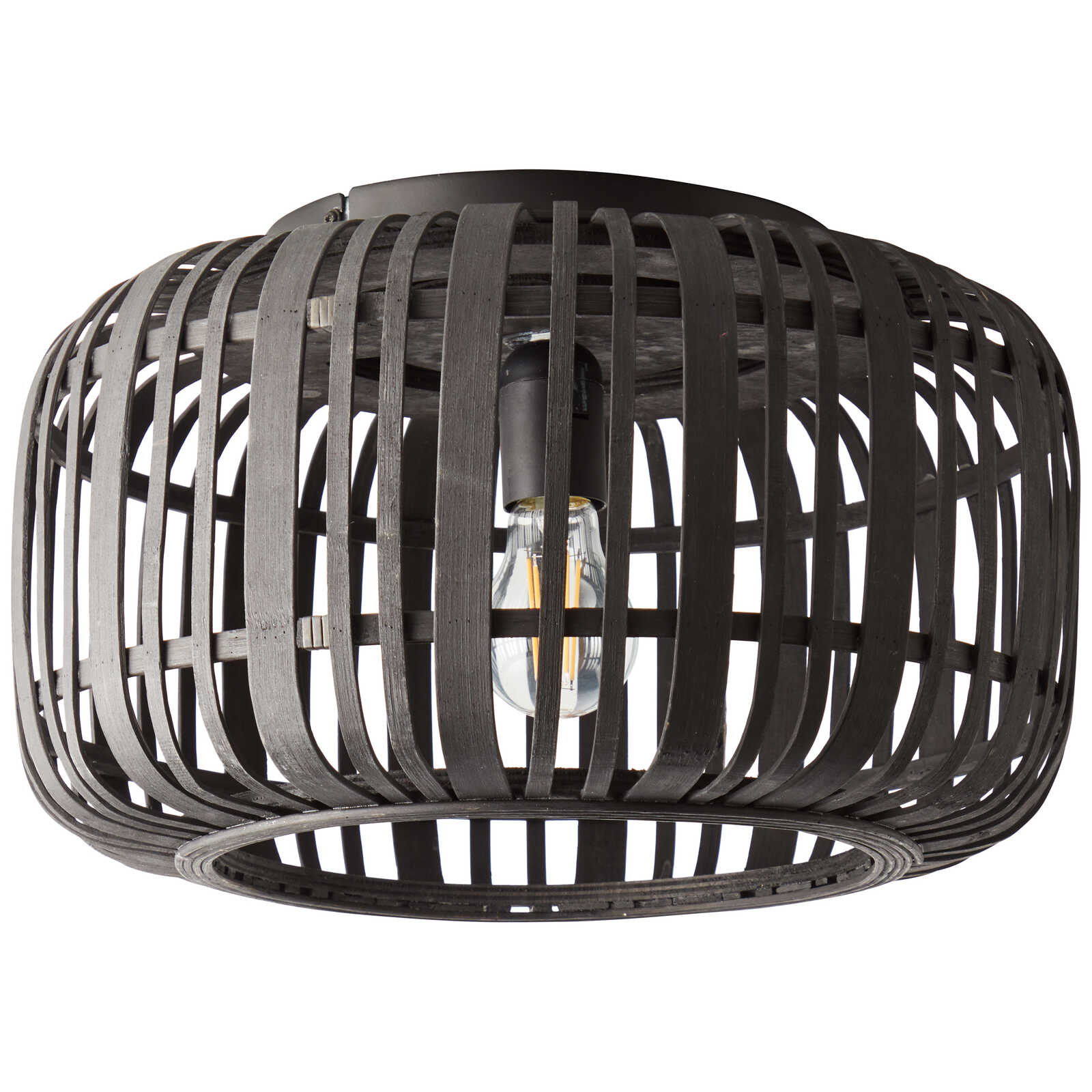             Bamboo ceiling light - Willi 7 - Brown
        