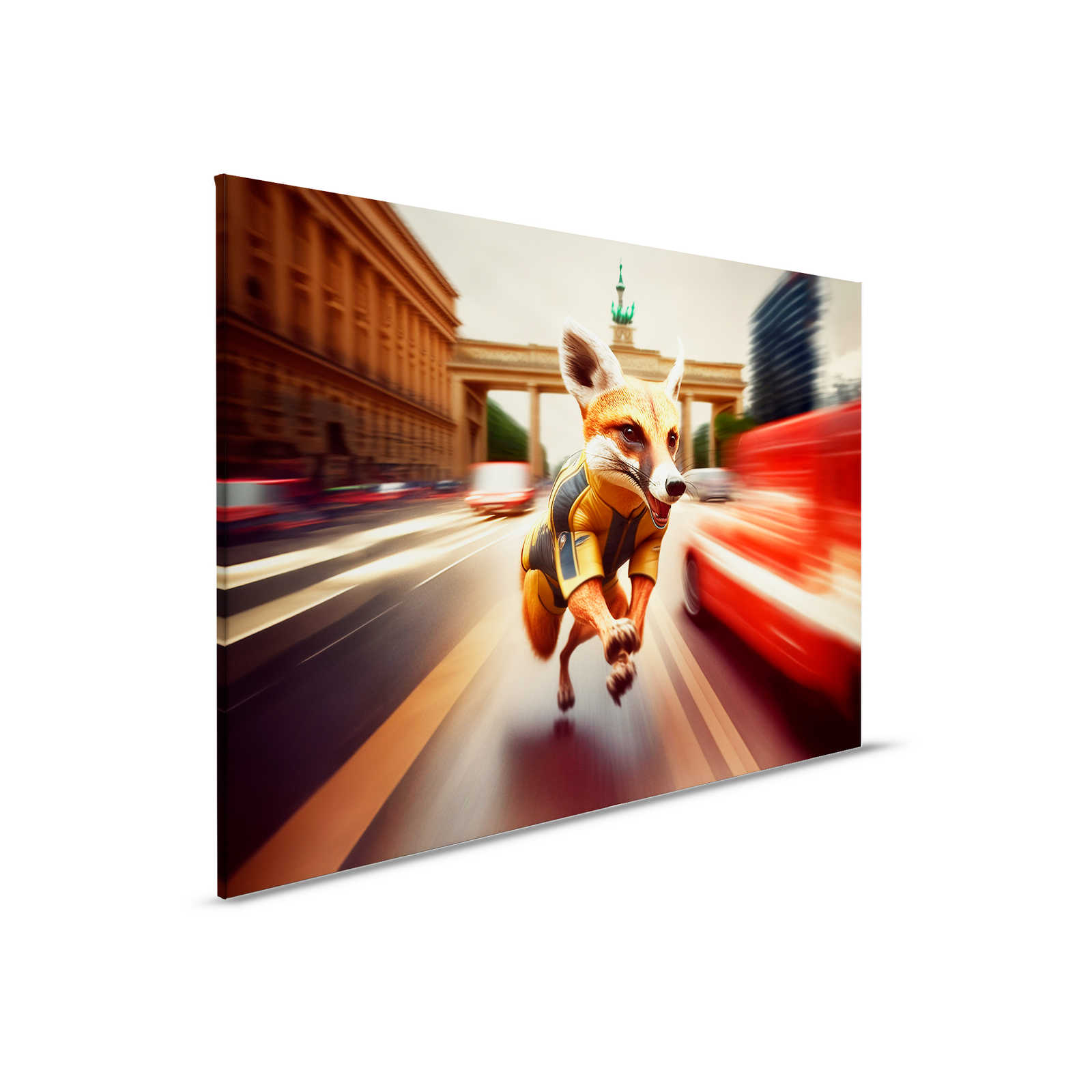         KI Canvas painting »fast fox« - 90 cm x 60 cm
    