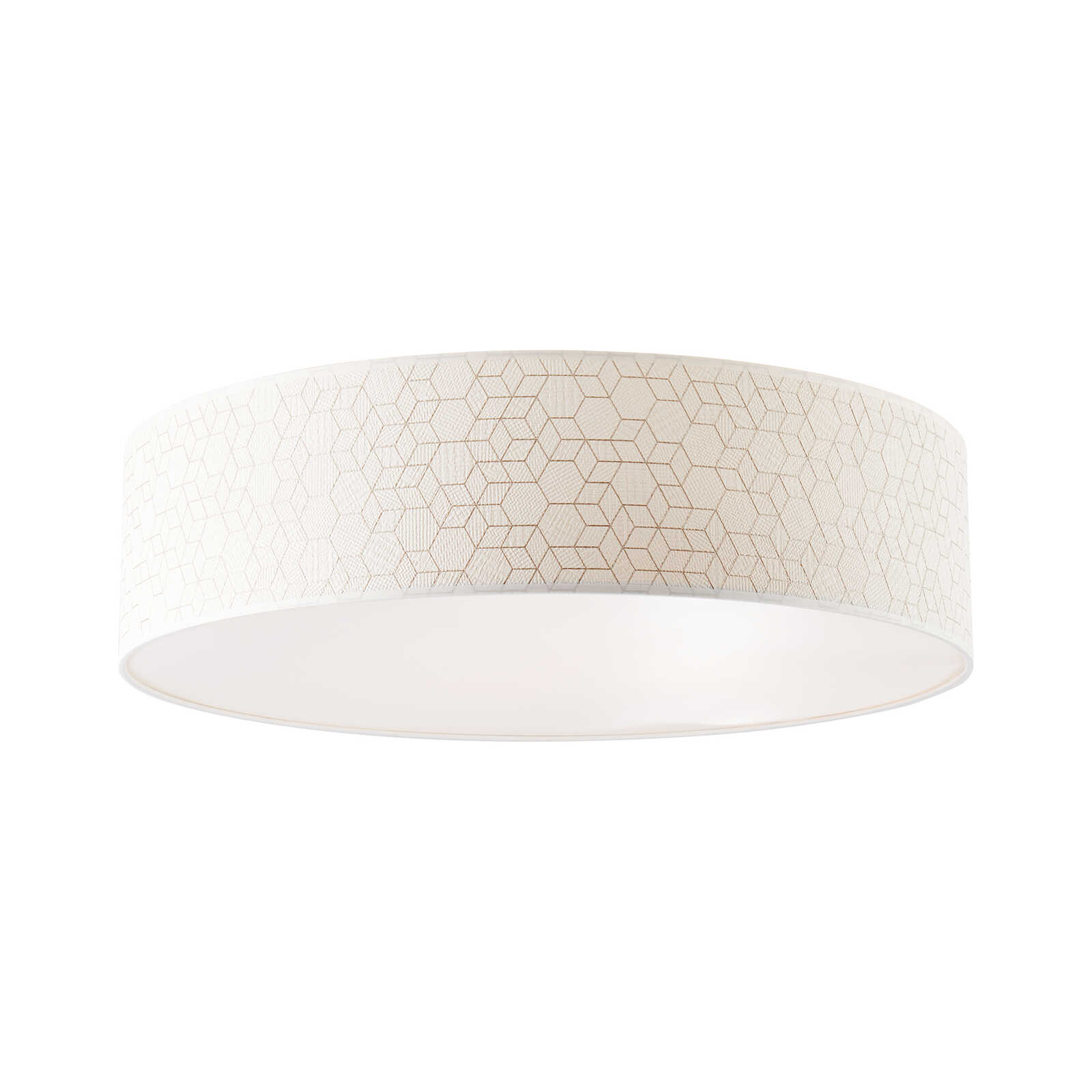 Textile ceiling light - Hannes 10 - White
