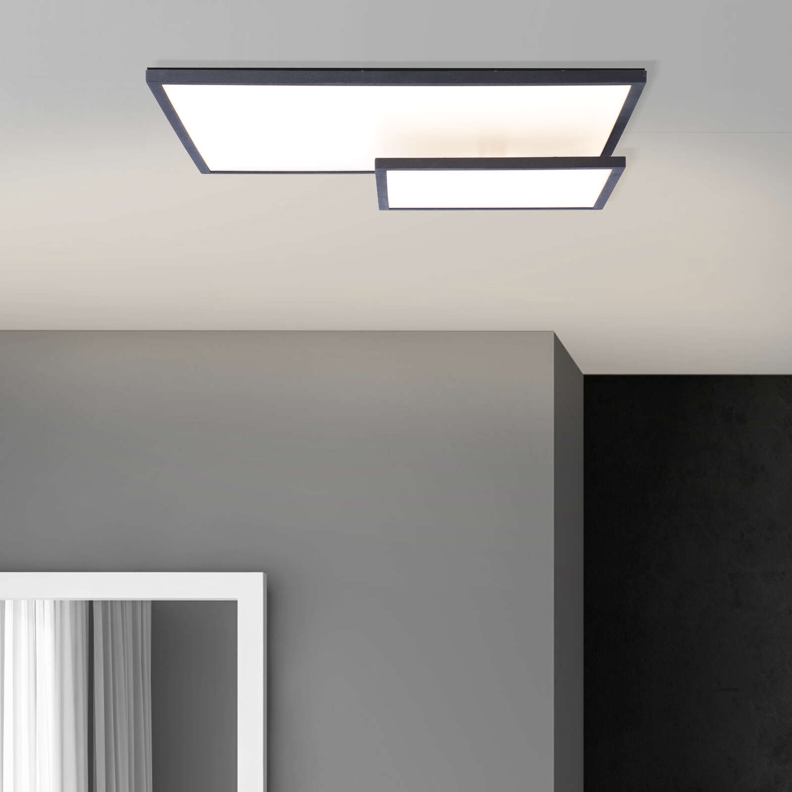             Metal ceiling light - Benno 1 - Black
        