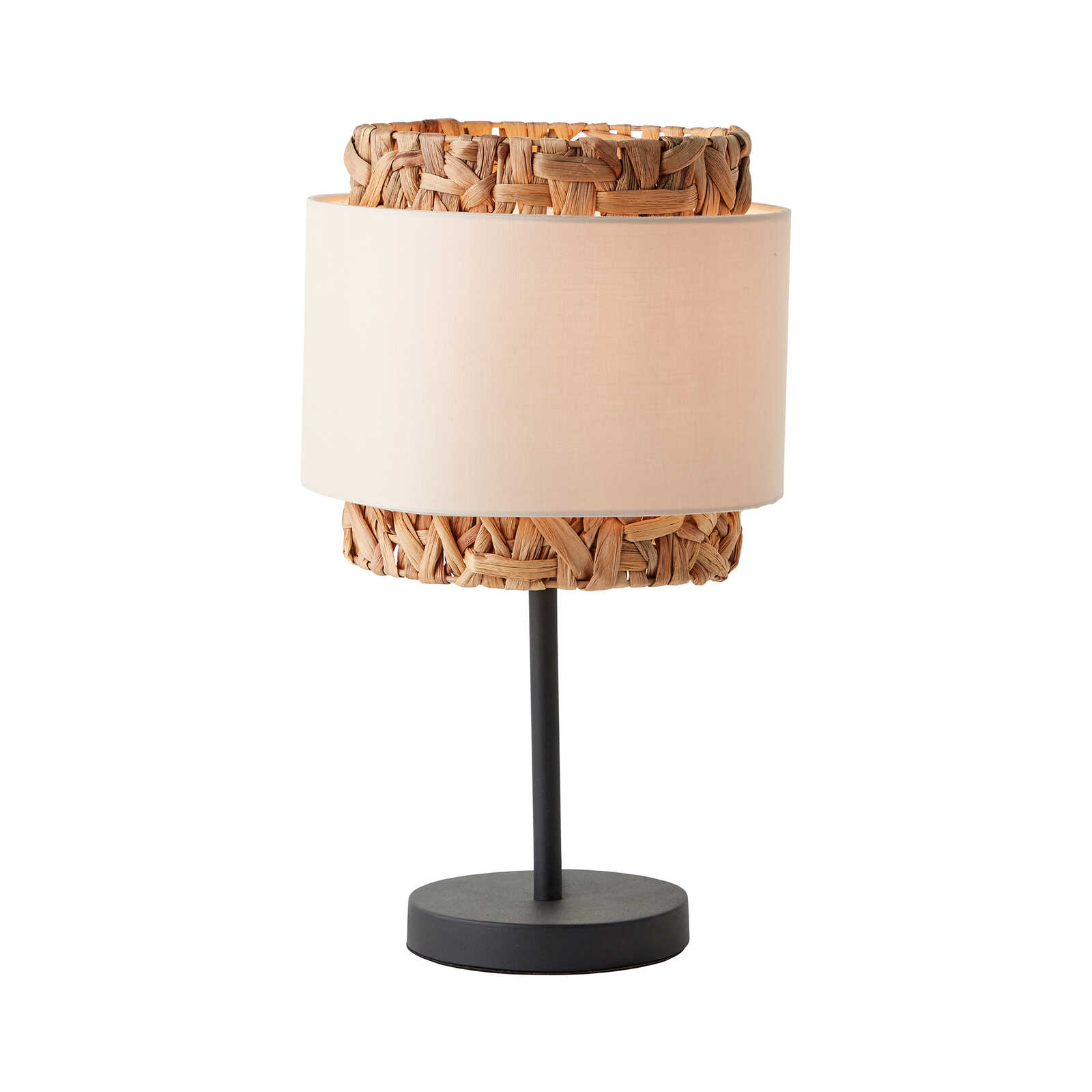 Textile table lamp - Till 1 - Brown
