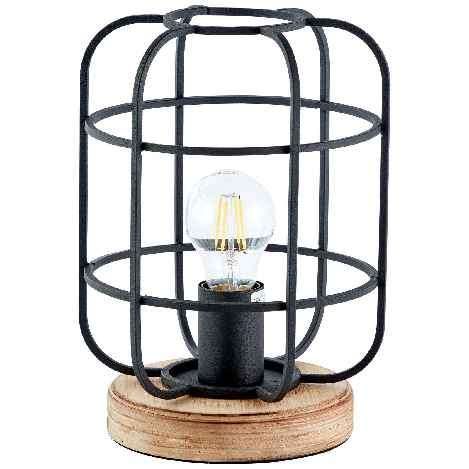             Wooden table lamp - Inga 3 - Brown
        