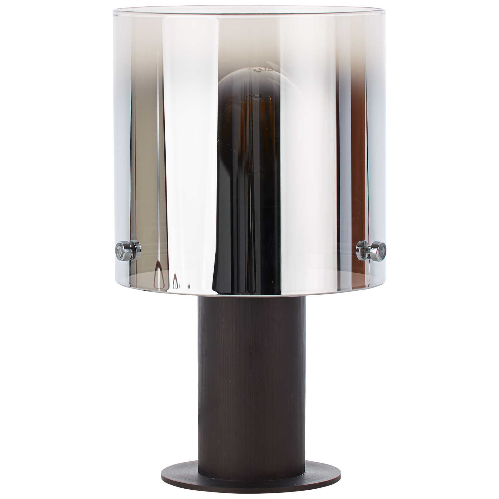             Lámpara de mesa de cristal - Benett 1 - Marrón
        