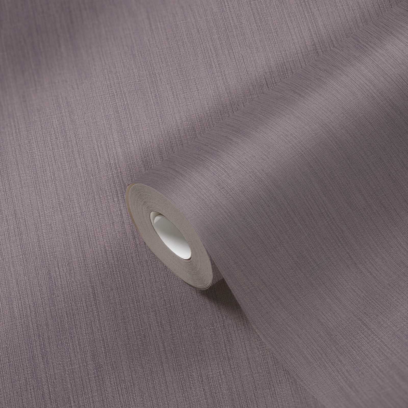             Daniel Hechter papier peint intissé aspect tissé uni - lilas
        