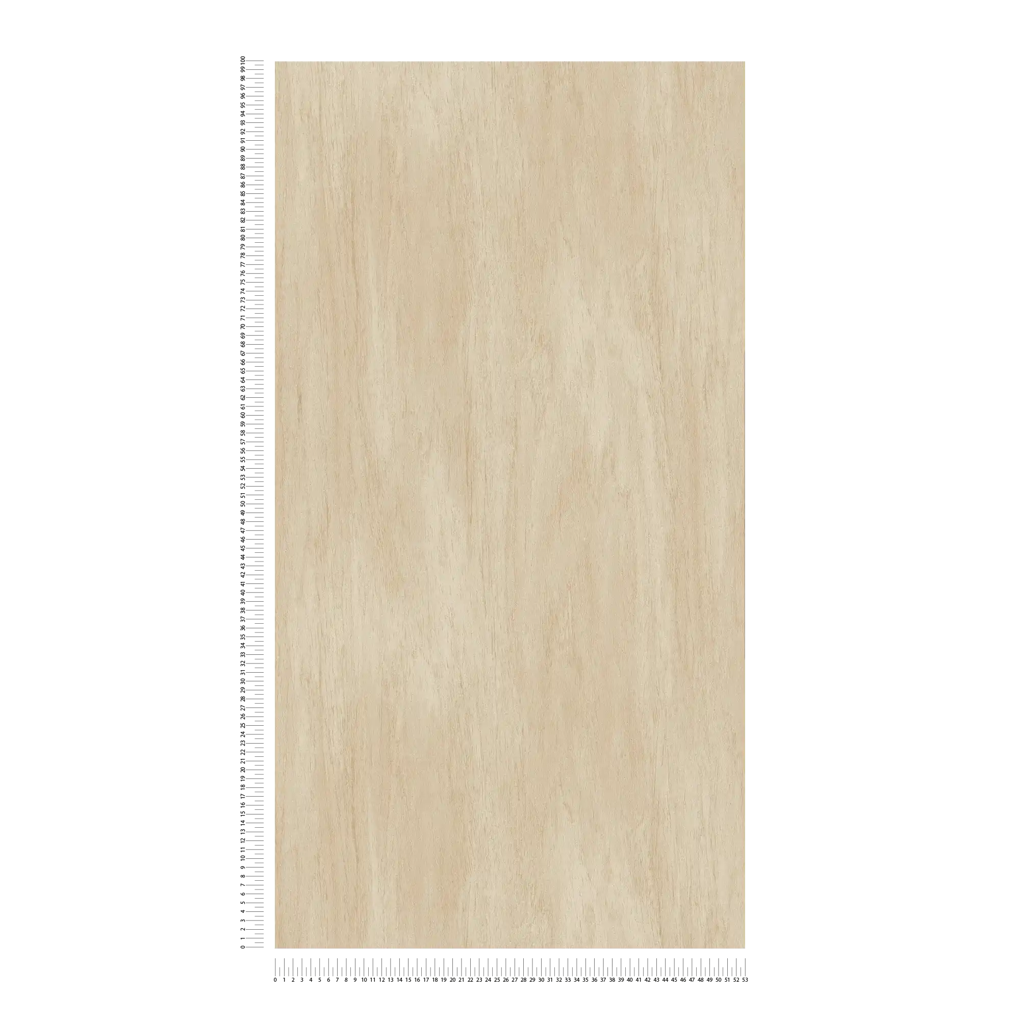             Plain non-woven wallpaper with a light wood texture - beige
        