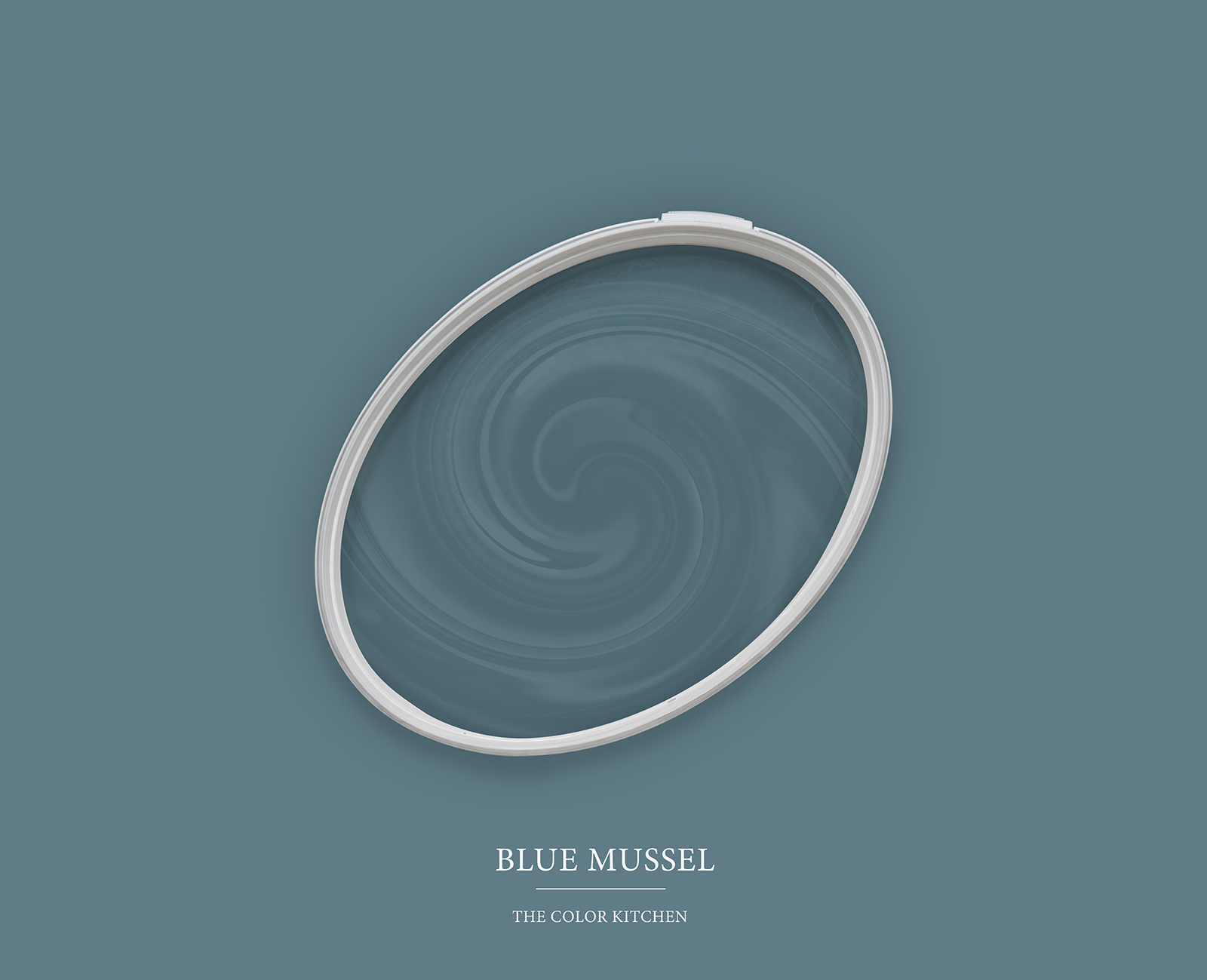 Pittura murale TCK3011 »Blue Mussel« in grigio-blu calmo – 2,5 litri
