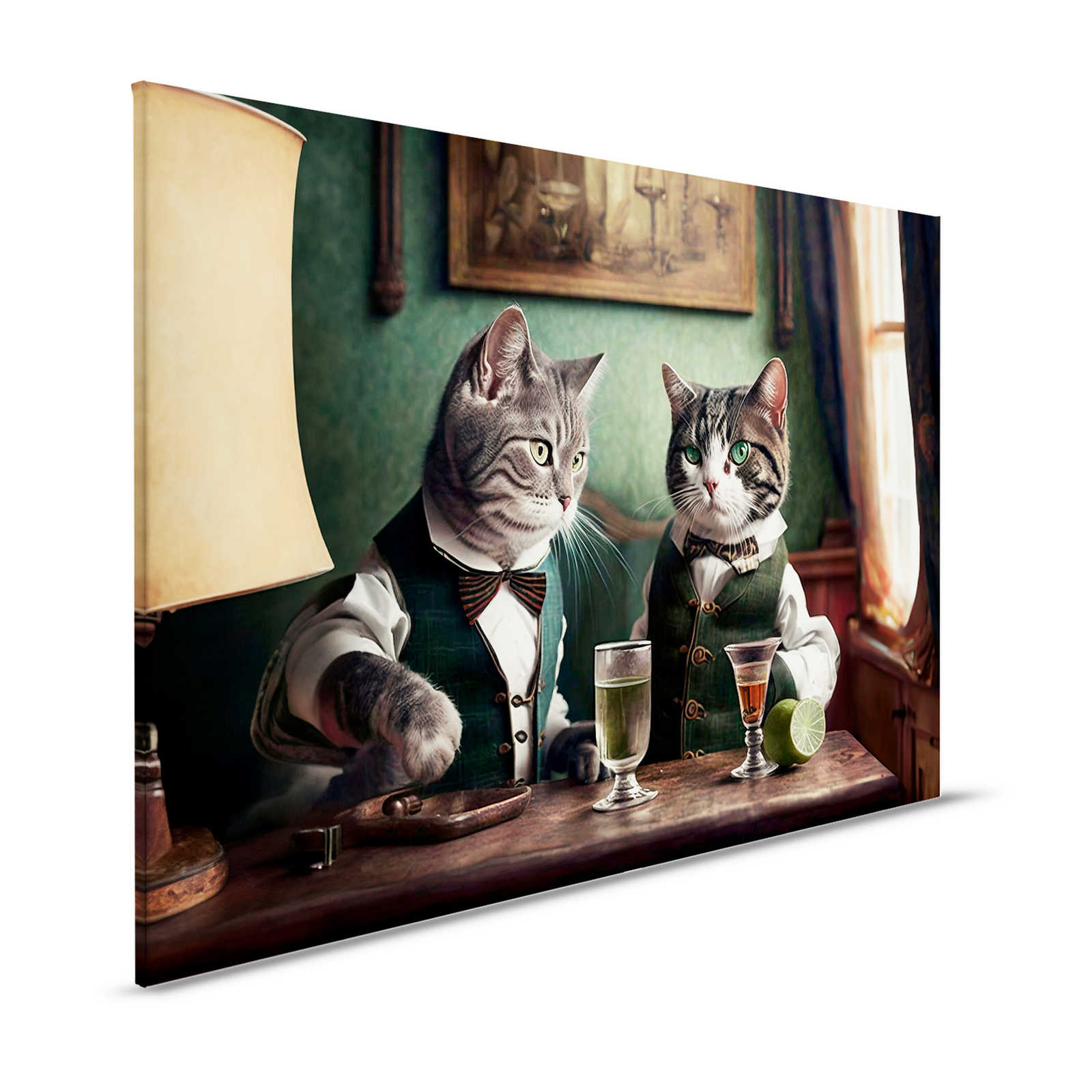 Toile KI »Kitty Bar 2« - 120 cm x 80 cm
