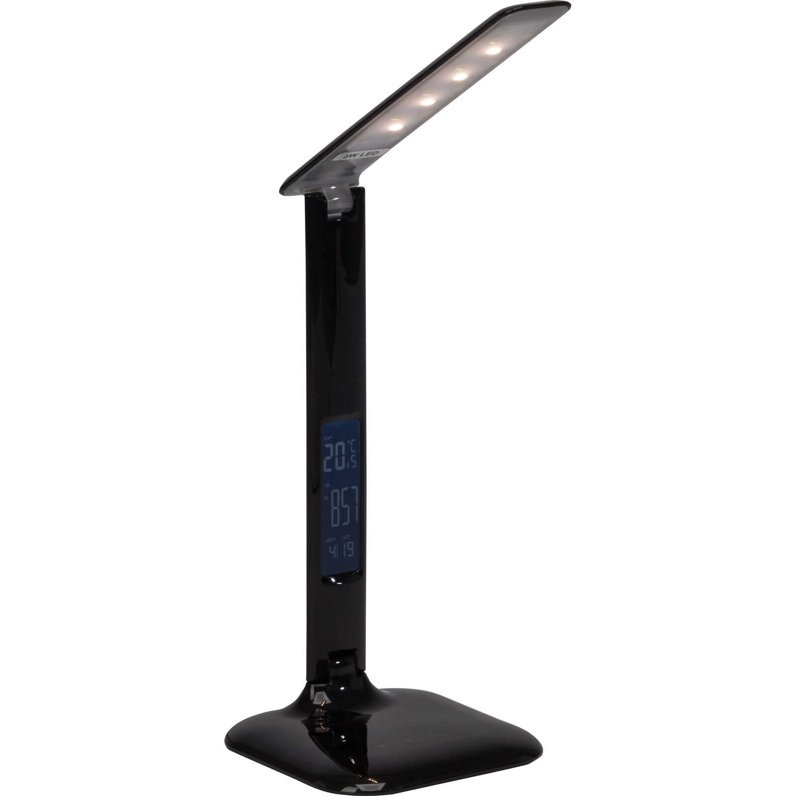             Lampe de table en plastique - Hugo 2 - Noir
        