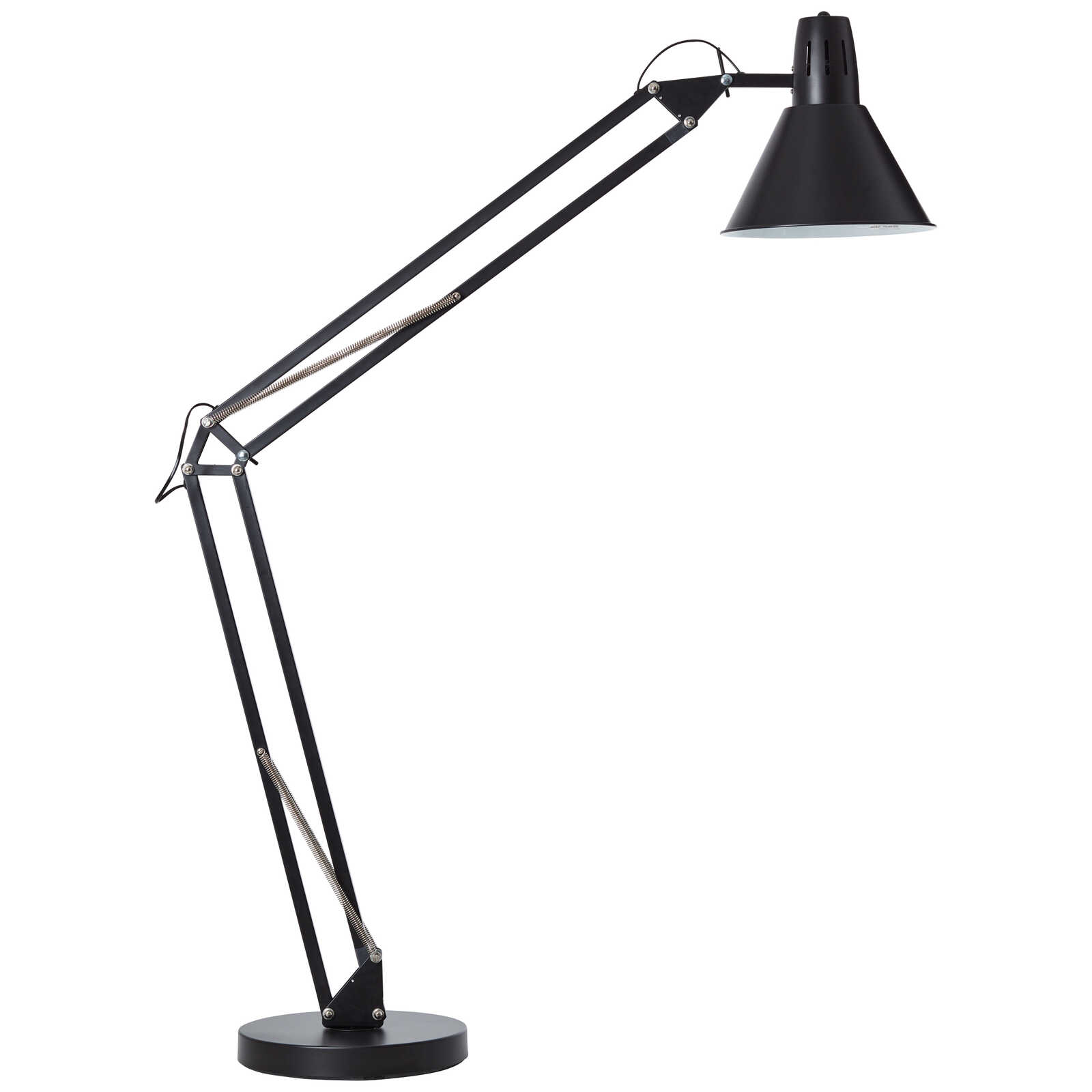             Lámpara de pie de metal - Valérie - Negro
        