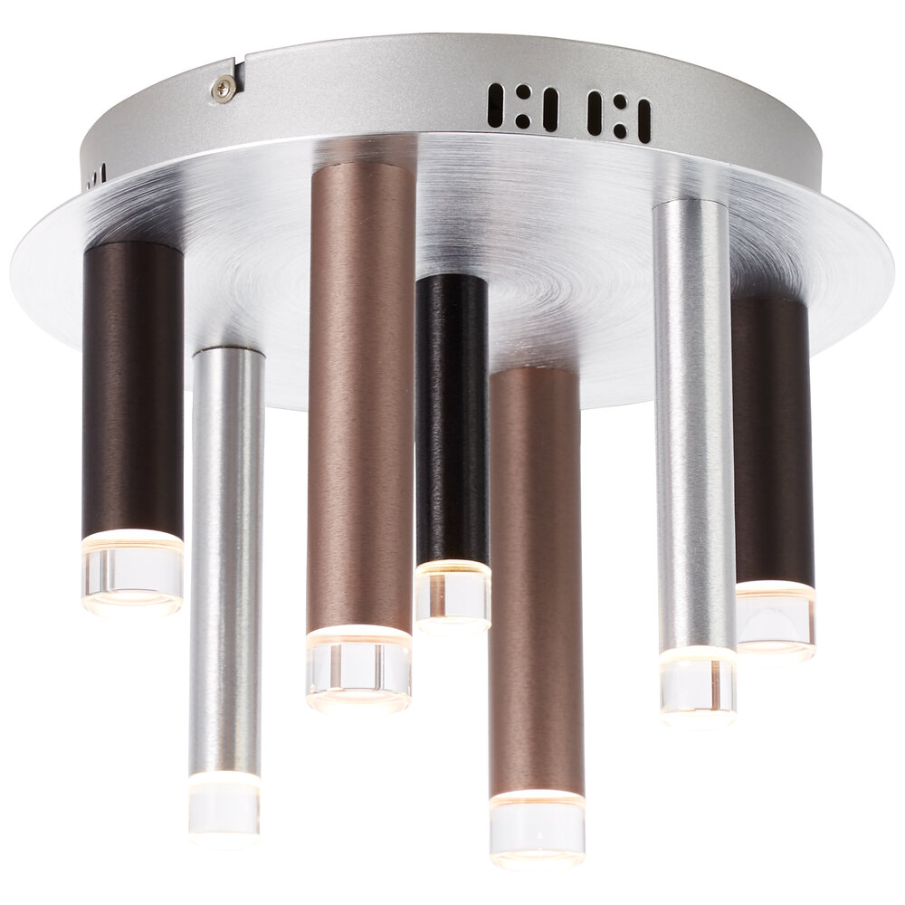             Metalen plafondlamp - Eddy 2 - Bruin
        