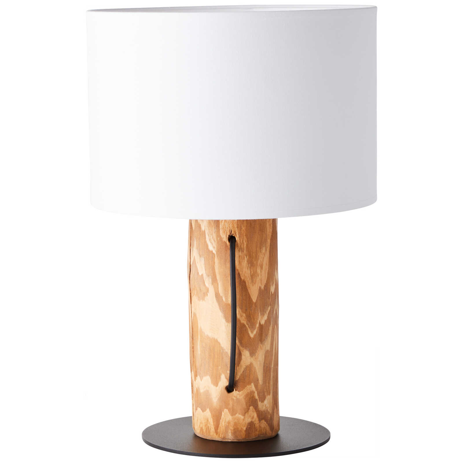             Textile table lamp - Joshua 1 - Brown
        