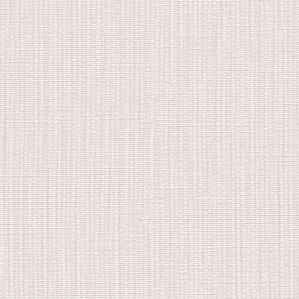             Plain non-woven wallpaper with a soft textile texture - Pink
        