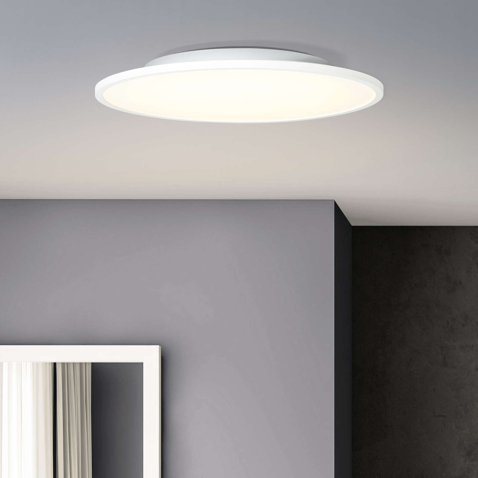             Plastic ceiling light - Constantin 6 - White
        