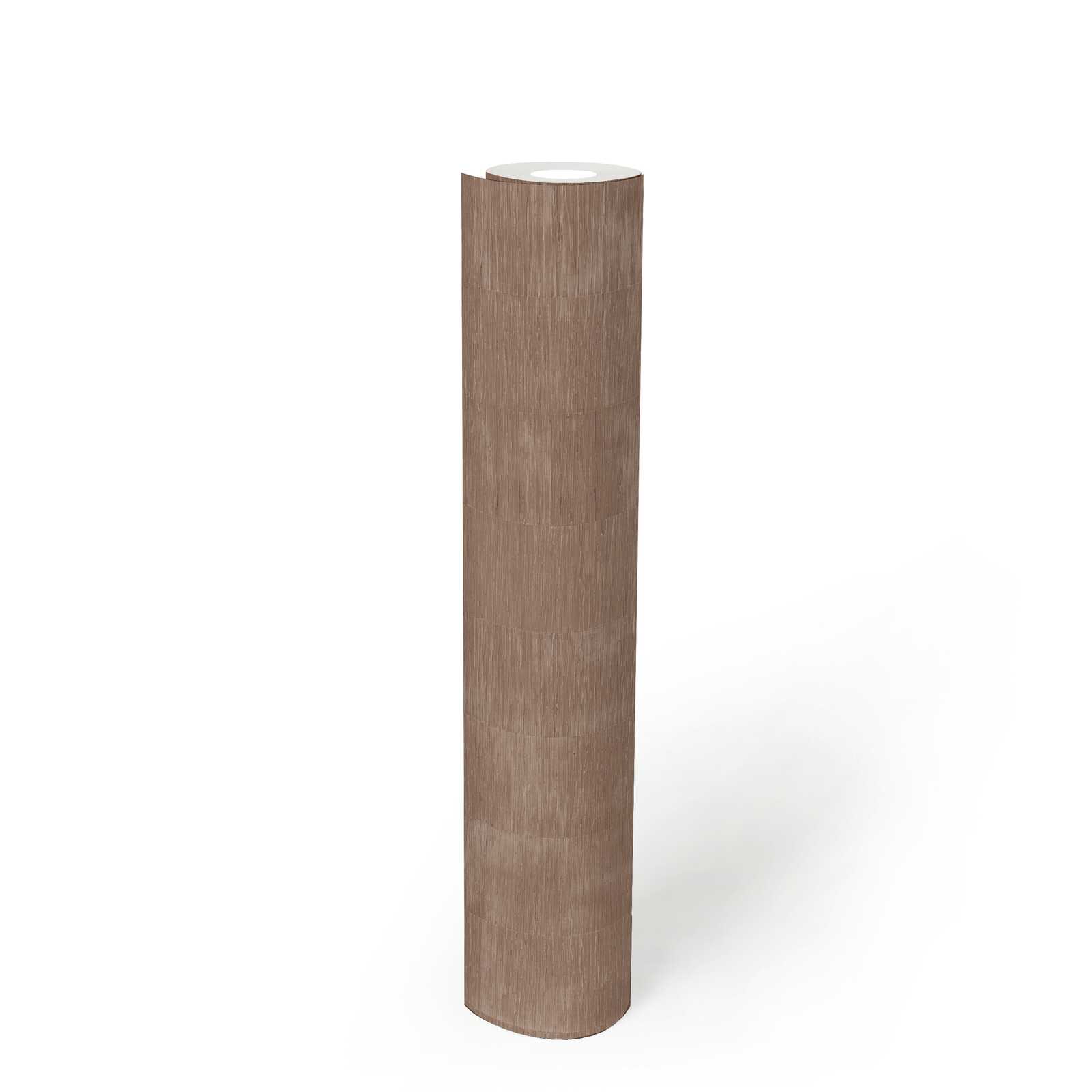             Daniel Hechter Vliesbehang met fijne structuur en bamboelook - beige, bruin
        