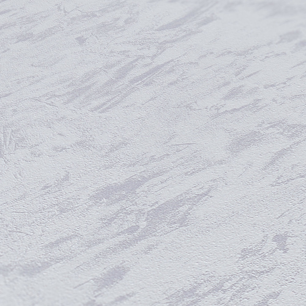             Effen patroonbehang veegvaste look - grijs, violet
        