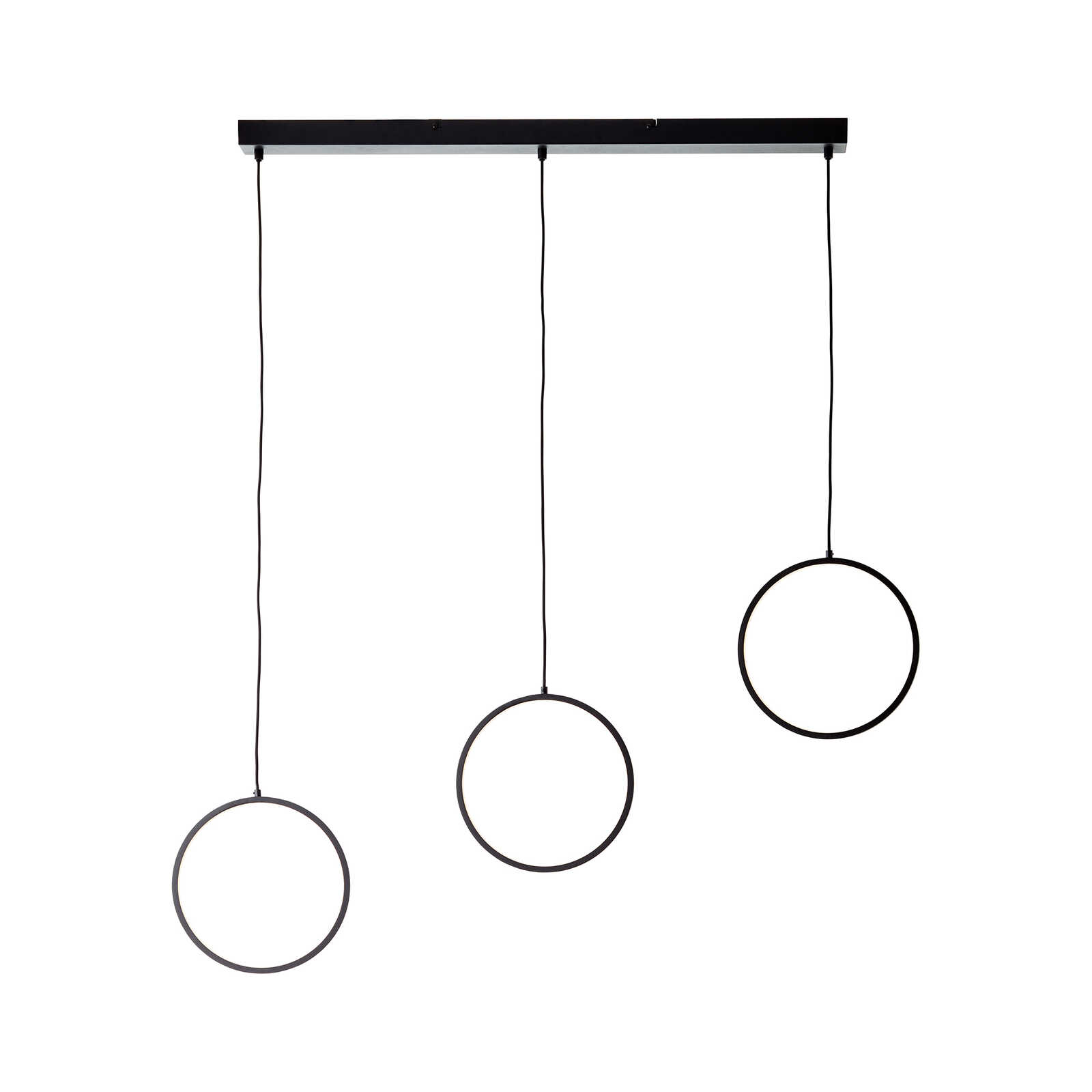 Metalen hanglamp - Elea 6 - Zwart
