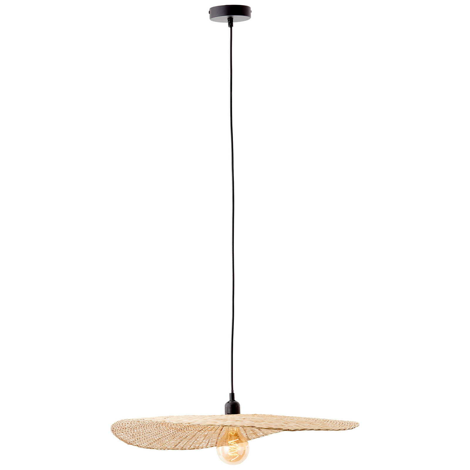             Lámpara colgante de bambú - Jonte - Marrón
        